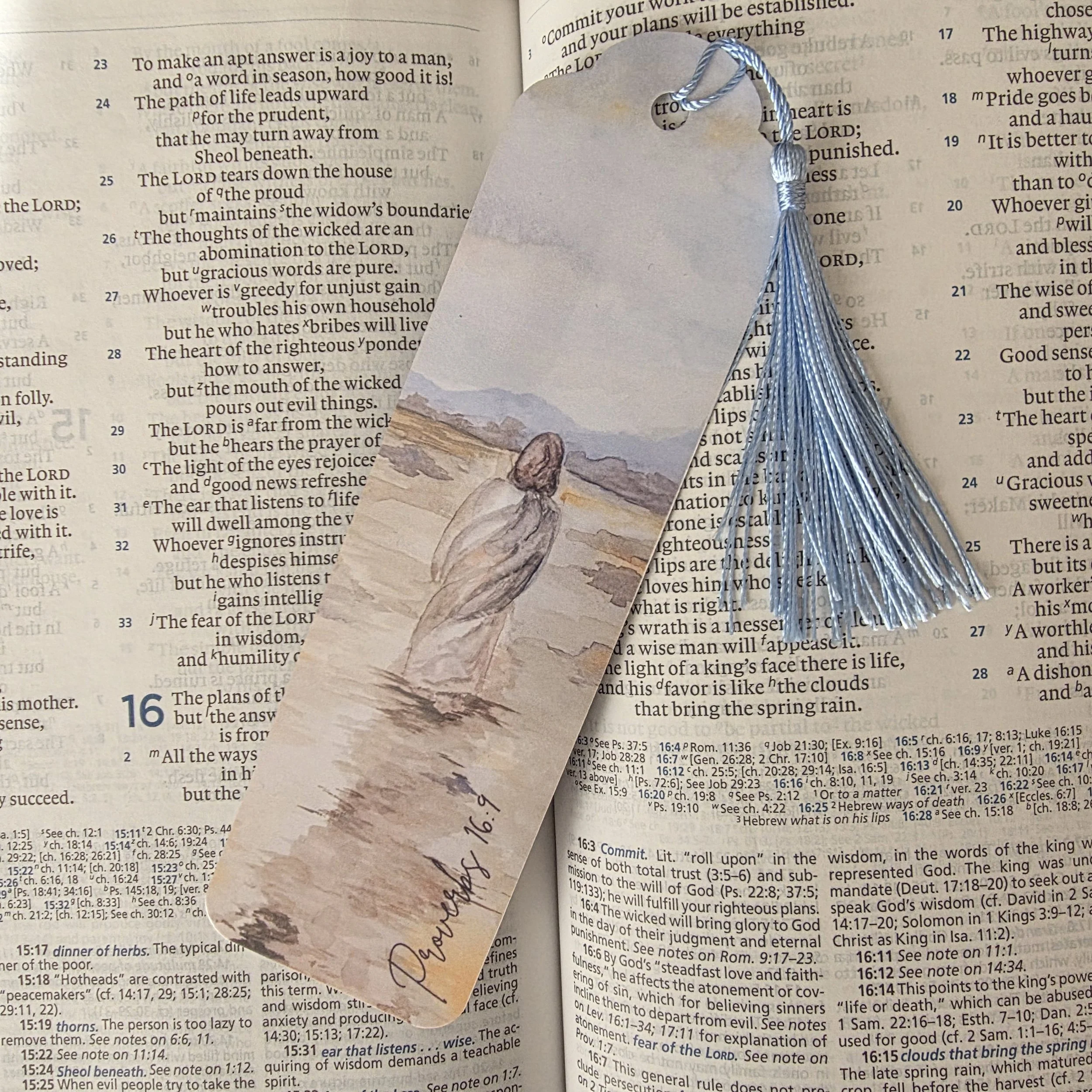 "Proverbs 16:9" Bookmark