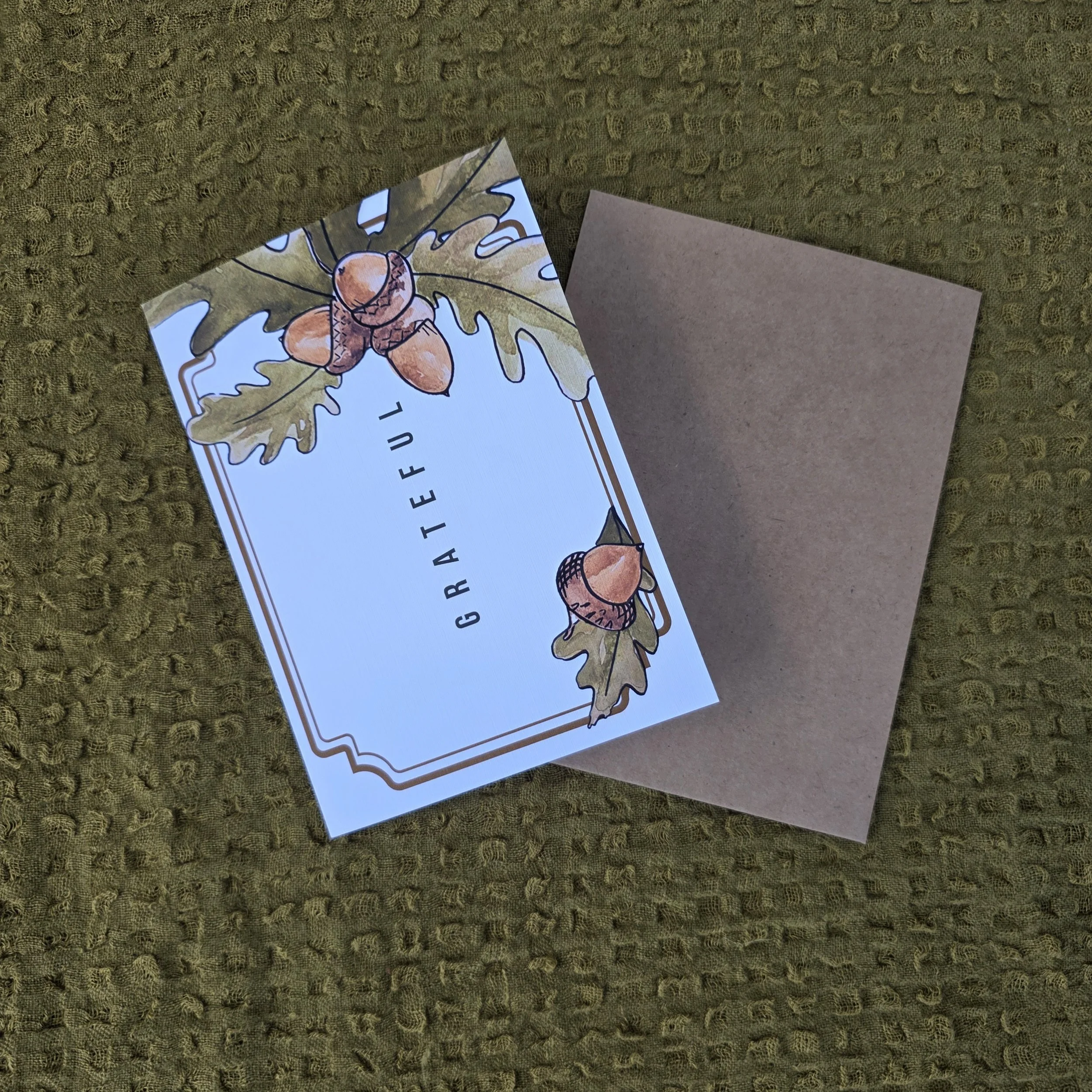 "Grateful" Greeting Card