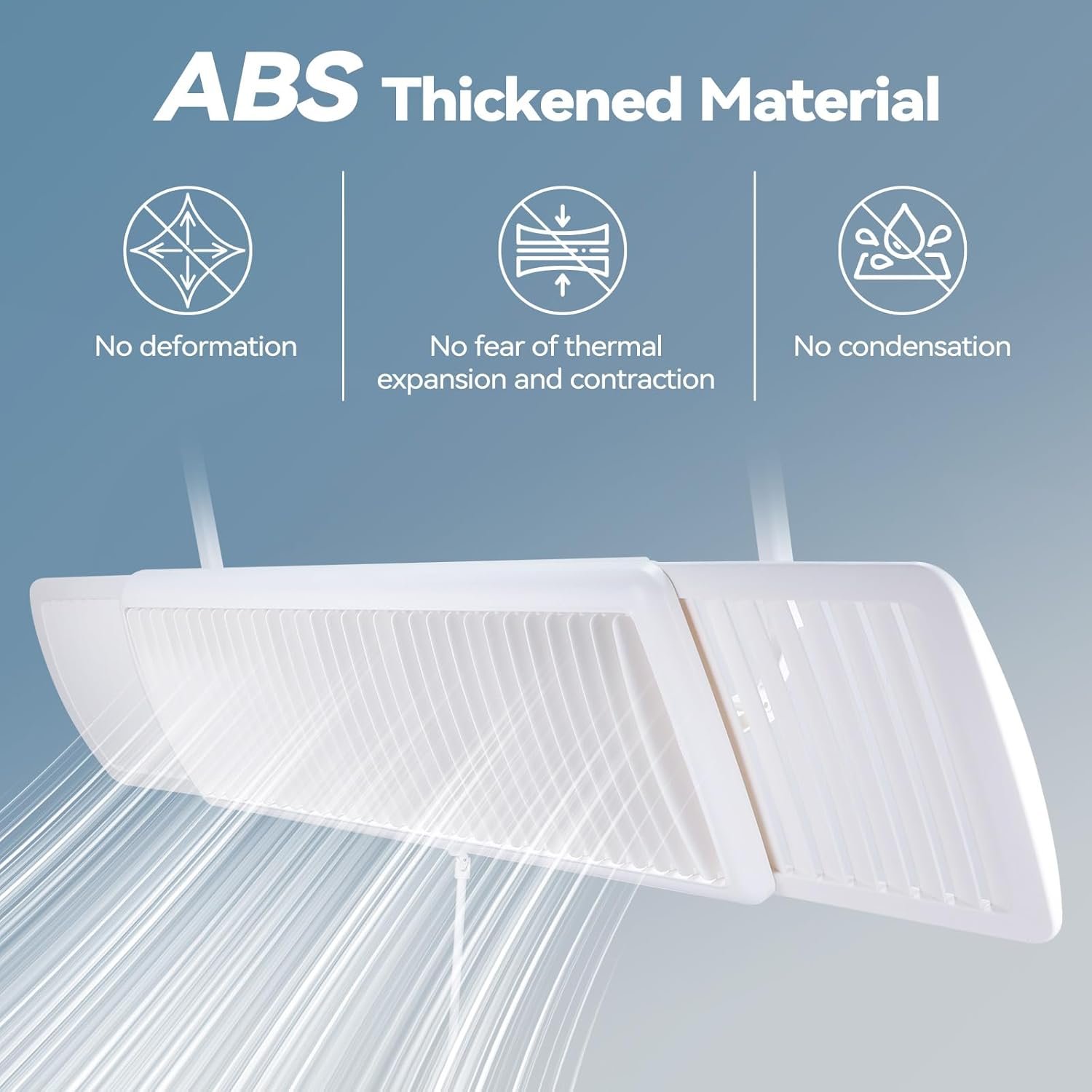 Air Conditioner Deflector, Adjustable Retractable Blinds Suitable for Mini split AC/Heating System (Pickup Only)