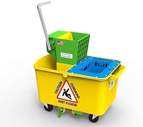 Eco-Bucket, Mop Bucket, Clean Mopping System, Mop Bucket with Wringer (Pickup Only)