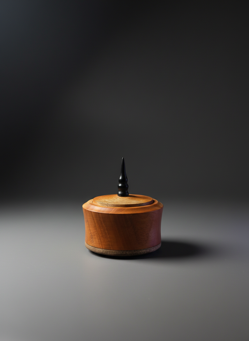 Handcrafted Wooden Salt Cellar -01