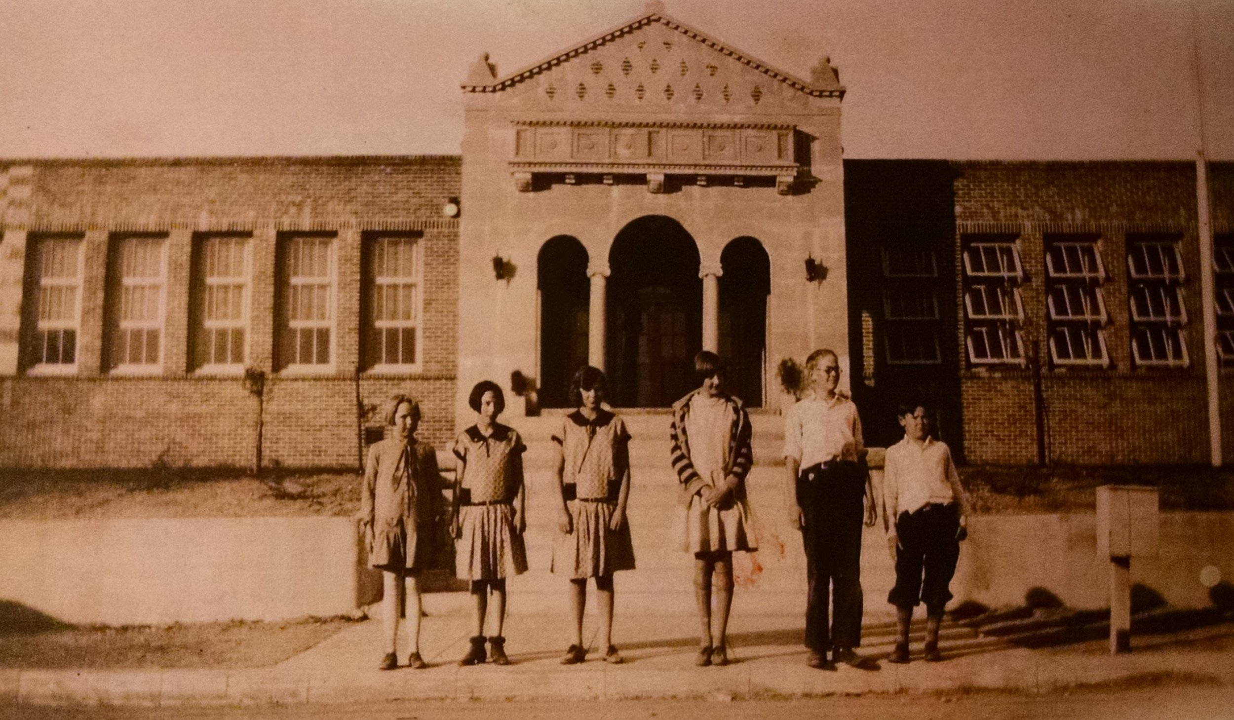 Early attendees of John C. Fremont Elementary School.