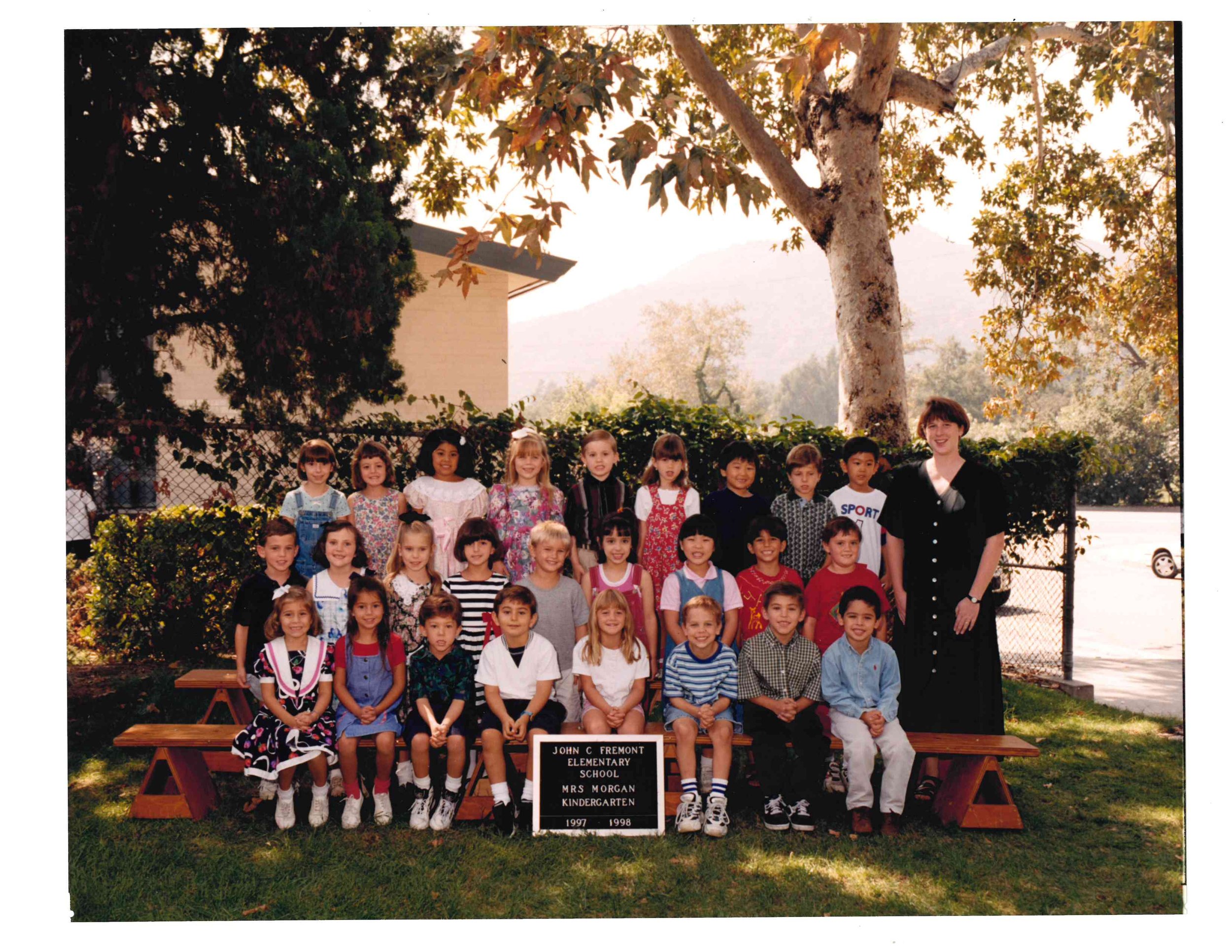 Mrs. Morgan's Kindergarten Class, 1997-1998