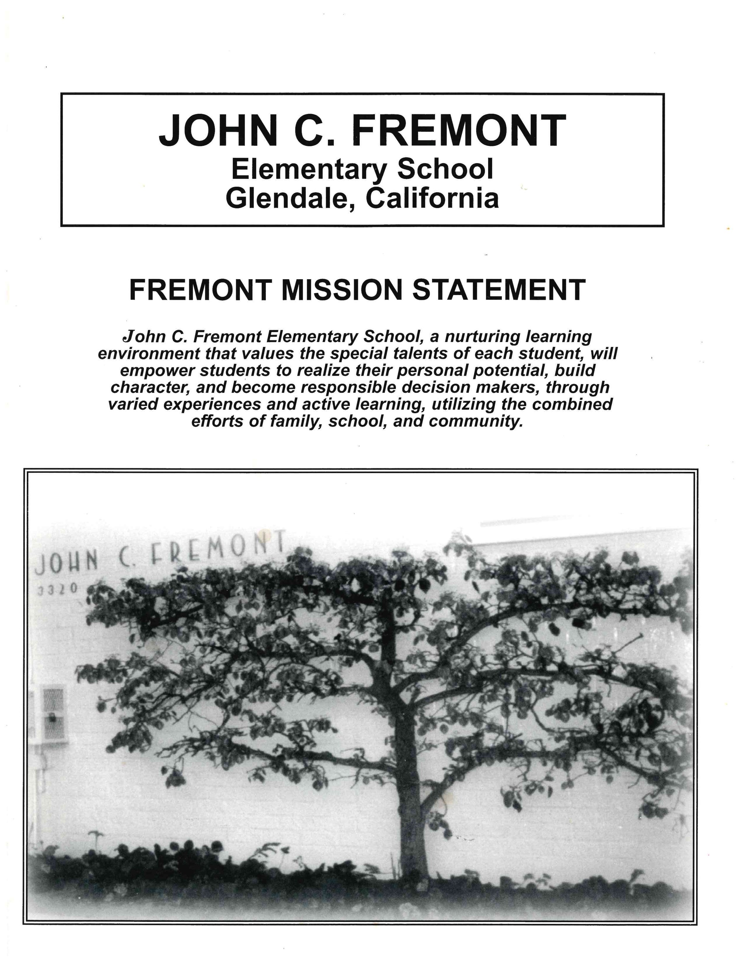 Fremont Elementary Yearbook, circa 1997-1998, courtesy of Tyler Longpre.