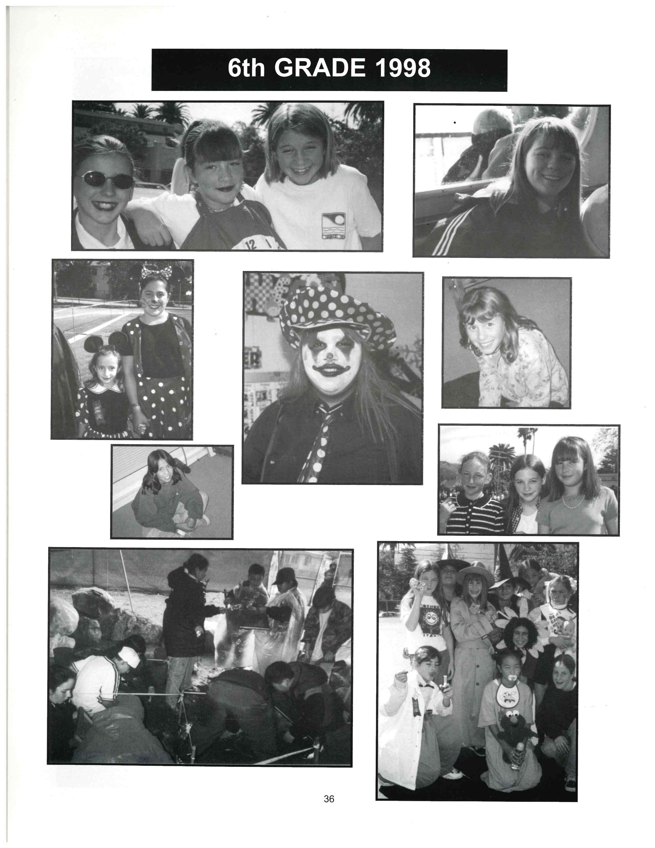 Fremont Elementary Yearbook, circa 1997-1998, courtesy of Tyler Longpre.