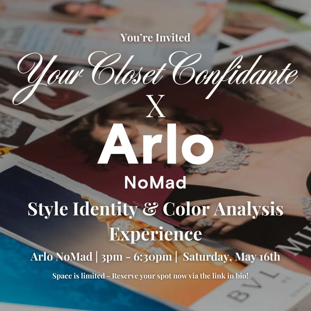 Find Your Personal Style & Best Colors | Arlo NoMad x Your Closet Confidante