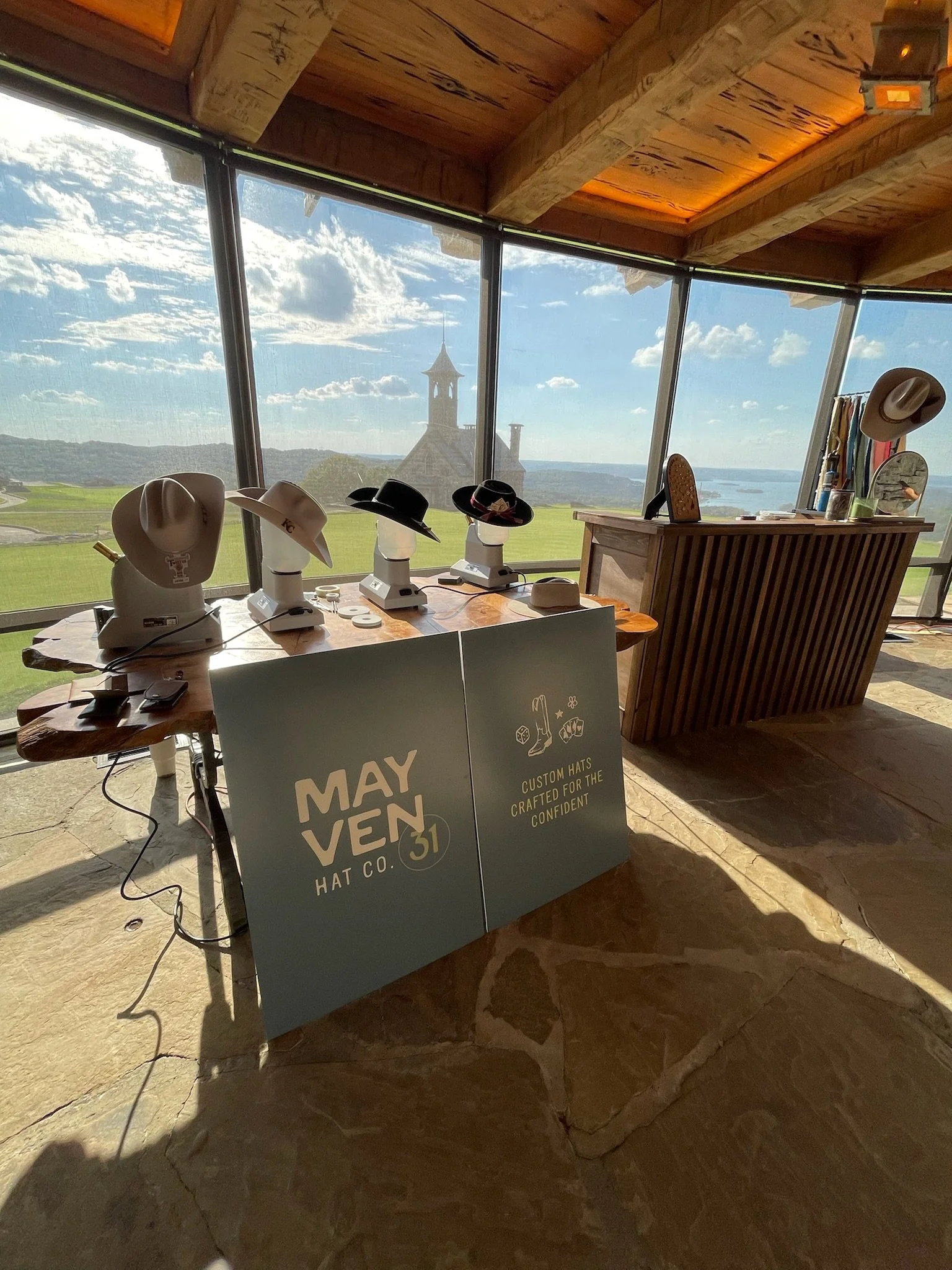 Make your next event unforgettable with the Mayven 31 Hat Bar