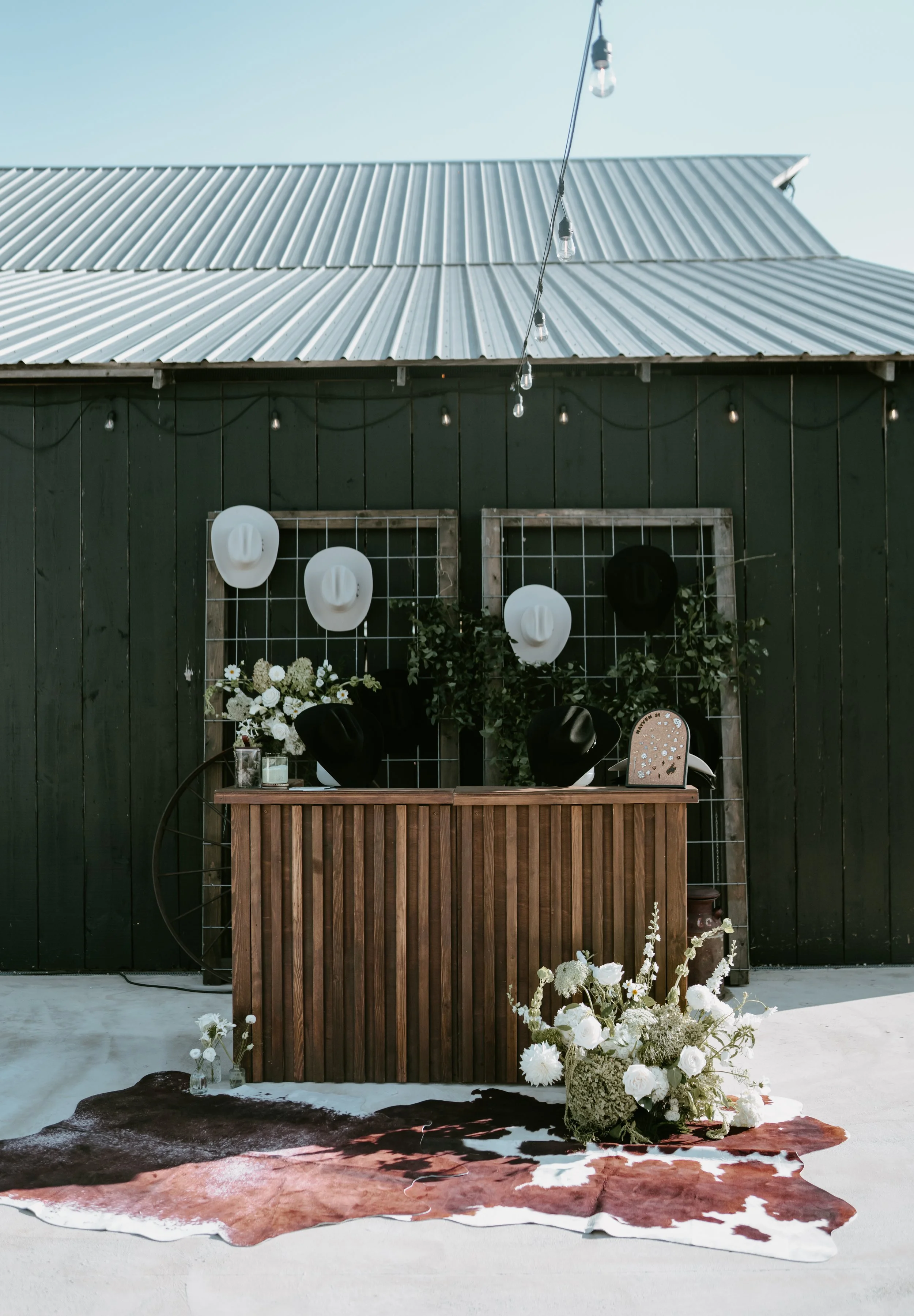 An unforgettable rehearsal dinner experience: The Mayven 31 Hat Bar