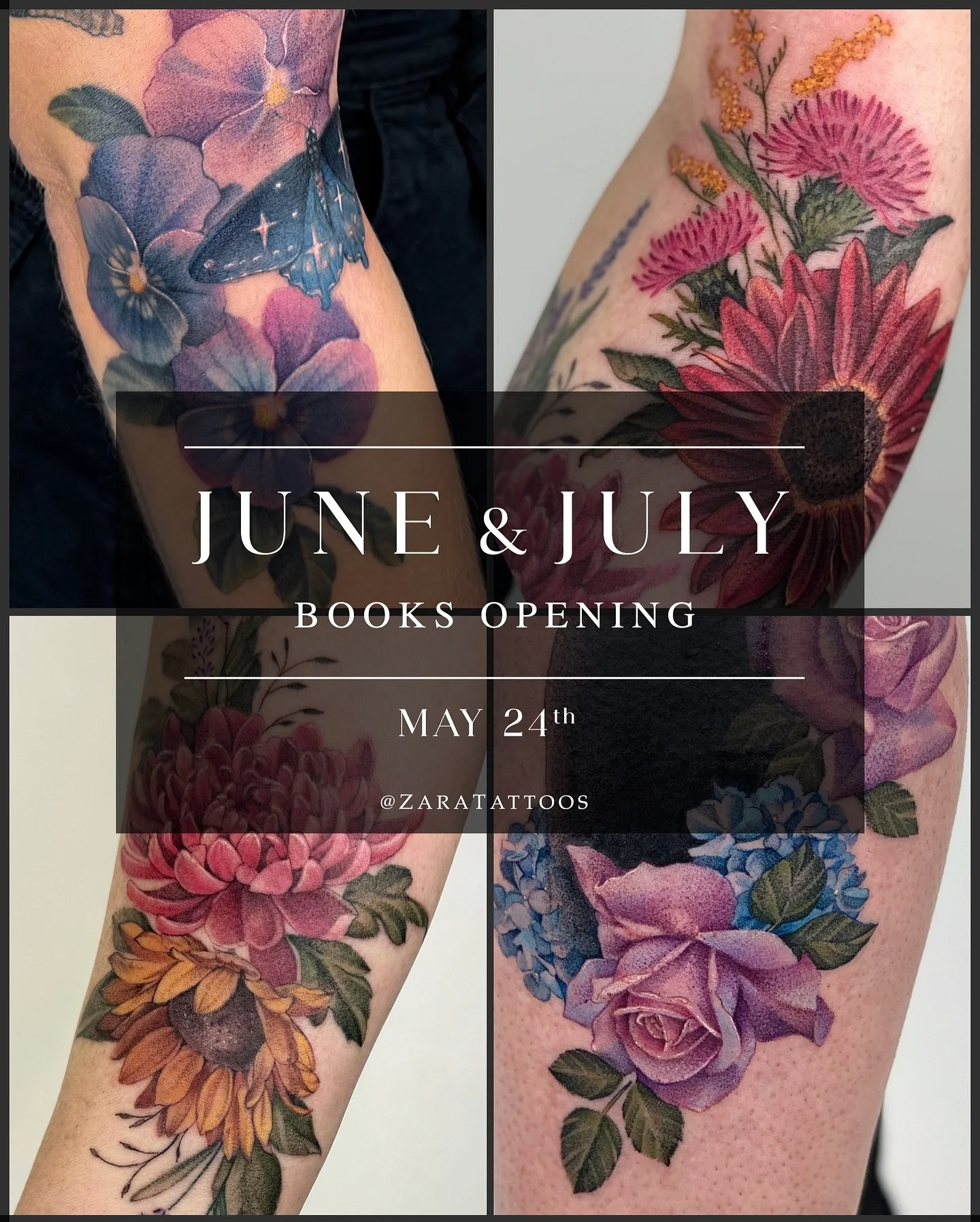 ✧ Greenville Books Opening!✧
.
Hey!  My books for June and July at Bone &amp; Ink Studios in Greenville will be open on May 24th!  Perfect time to start your summer with a new tattoo and one additional reason to reach for that SPF ☀️
.
✧The link to t