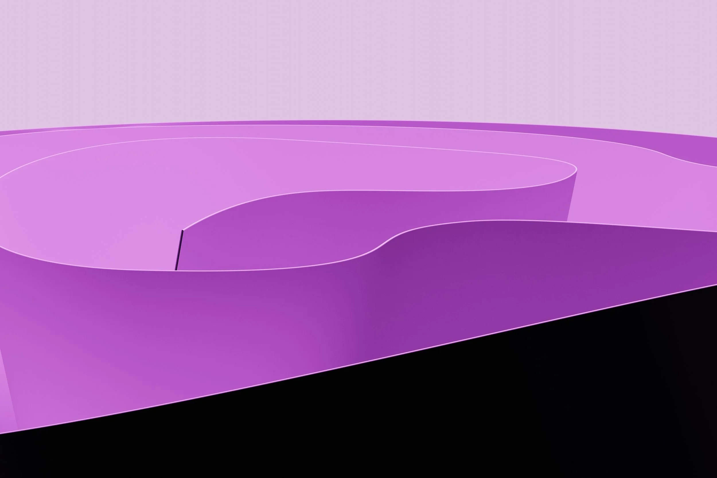 Wooden boardwalk leading through sandy vegetation to ocean waves under cloudy sky.