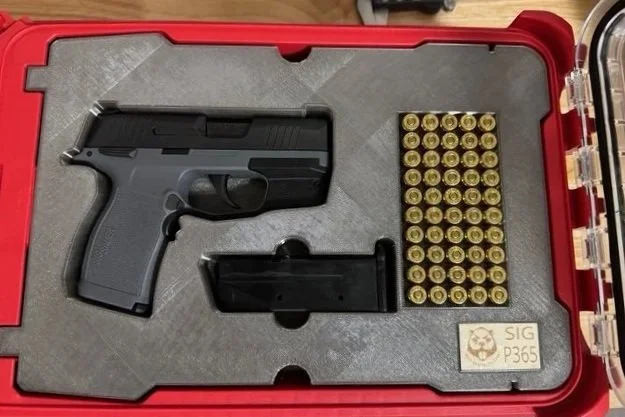 Completed insert fitted into the Packout - secure, durable, and easy to remove.