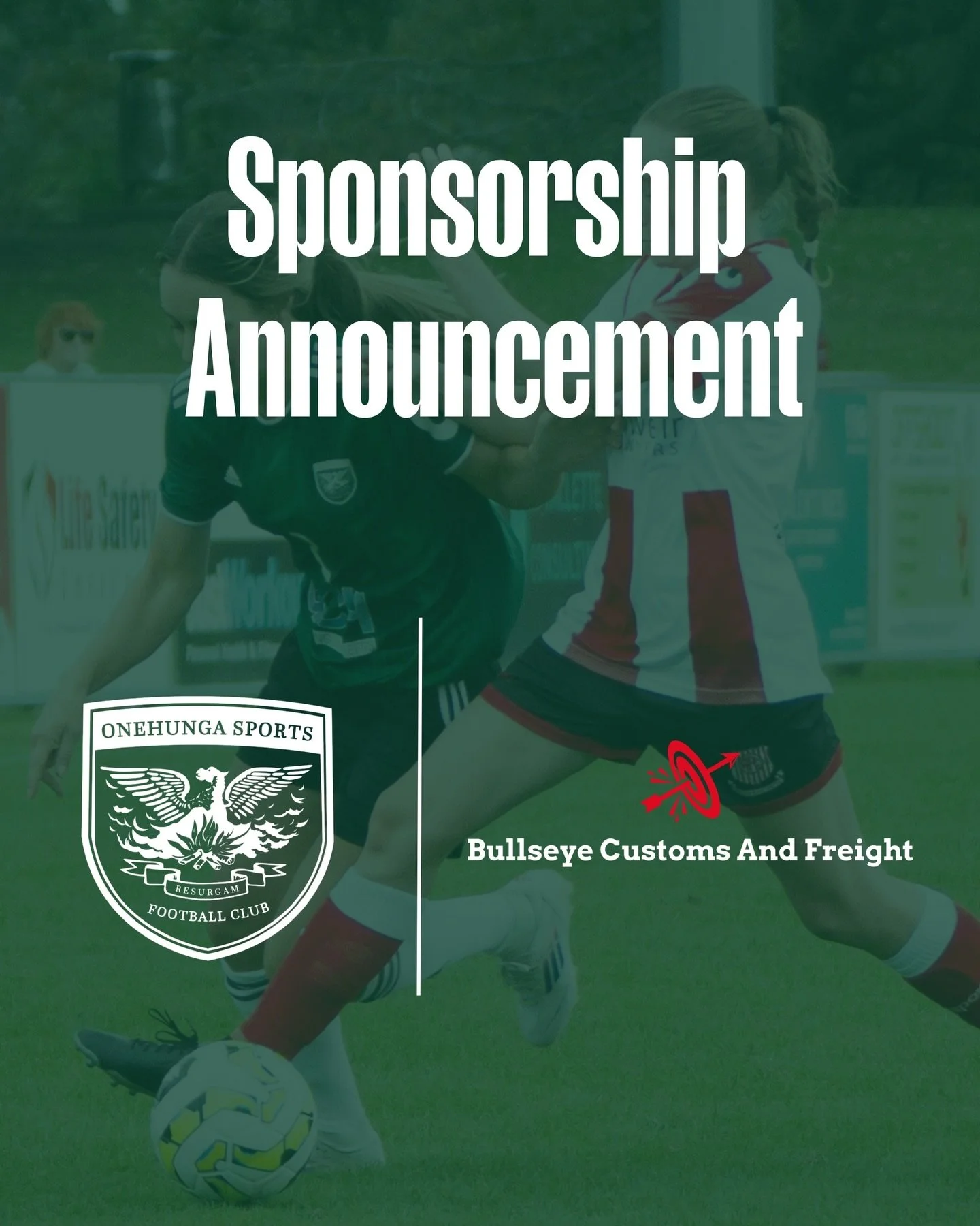 Onehunga Sports FC is proud to welcome back Bullseye Customs &amp; Freight as an official club sponsor.

Founded by Mark Lythe, who brings over 35 years of experience as a Customs Broker and Customs Manager, Bullseye Customs &amp; Freight are committ