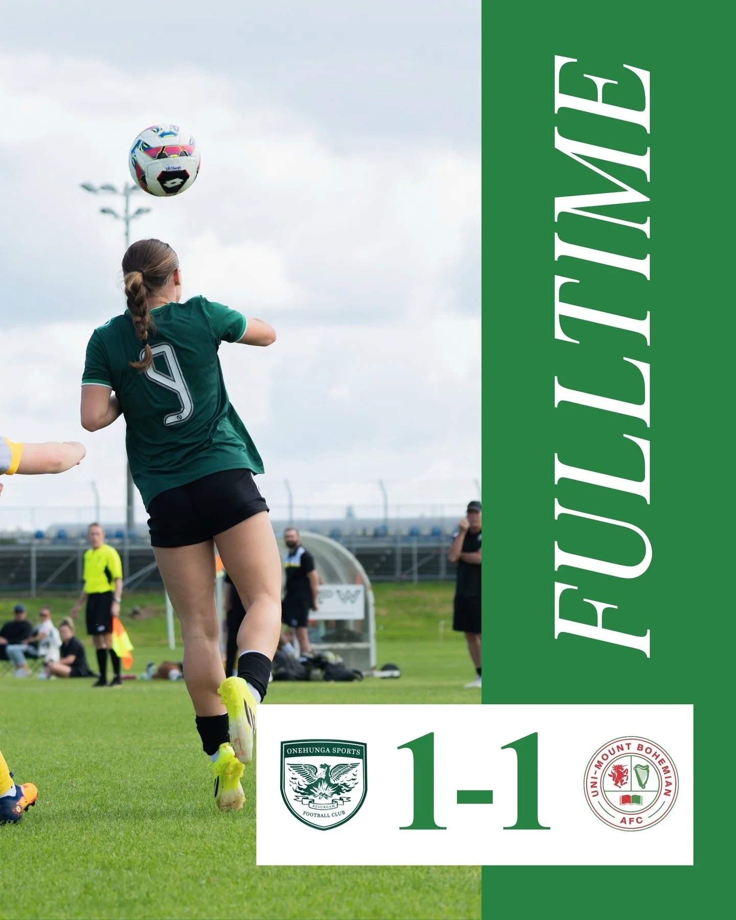 Full time here at Waikaraka Park. Spoils are shared after a tough battle at home today 💚🖤⚽️