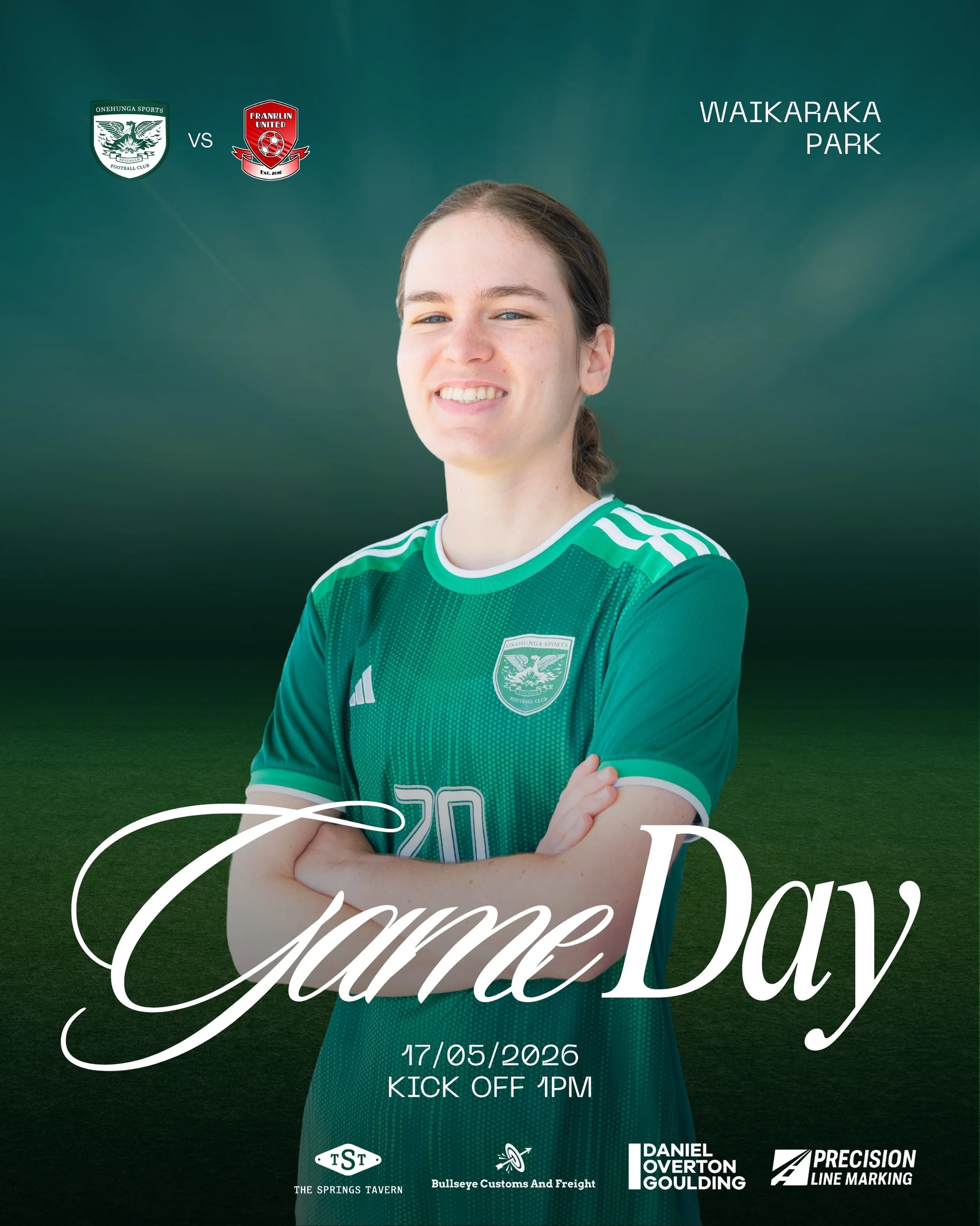 WOMEN&rsquo;S CHAMPS | NEXT MATCH 

Our champs are back at home this Sunday at 1pm against Franklin United. On the back of a 3-1 cup win last weekend, or champs are looking to make it two wins on the bounce against a tough Franklin side who currently