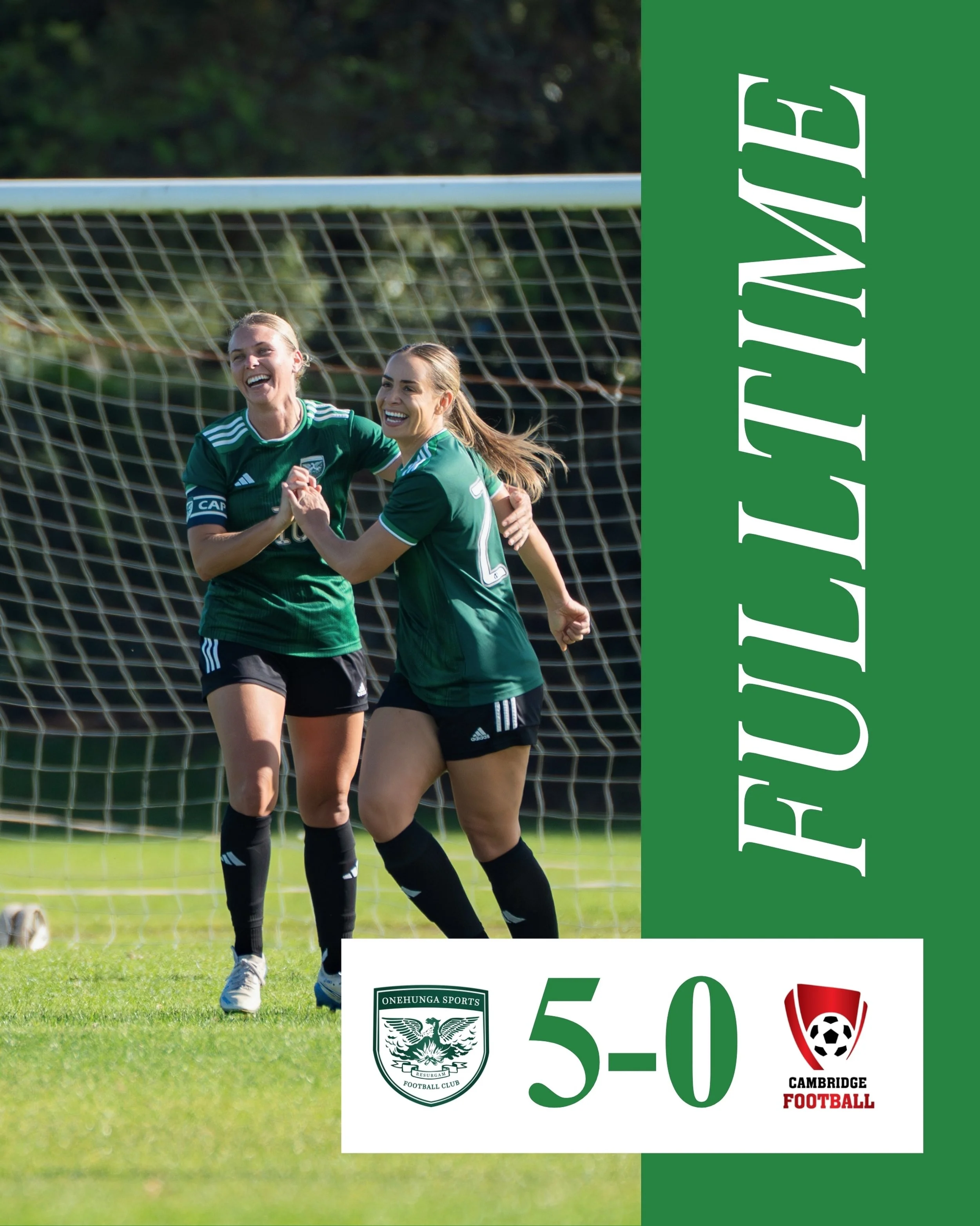 WOMEN&rsquo;S CHAMPS | FULL-TIME RESULT

Our cup run continues after an emphatic win for our champs in the Kate Sheppard cup yesterday as we got our redemption away at Cambridge! 💚🖤⚽️