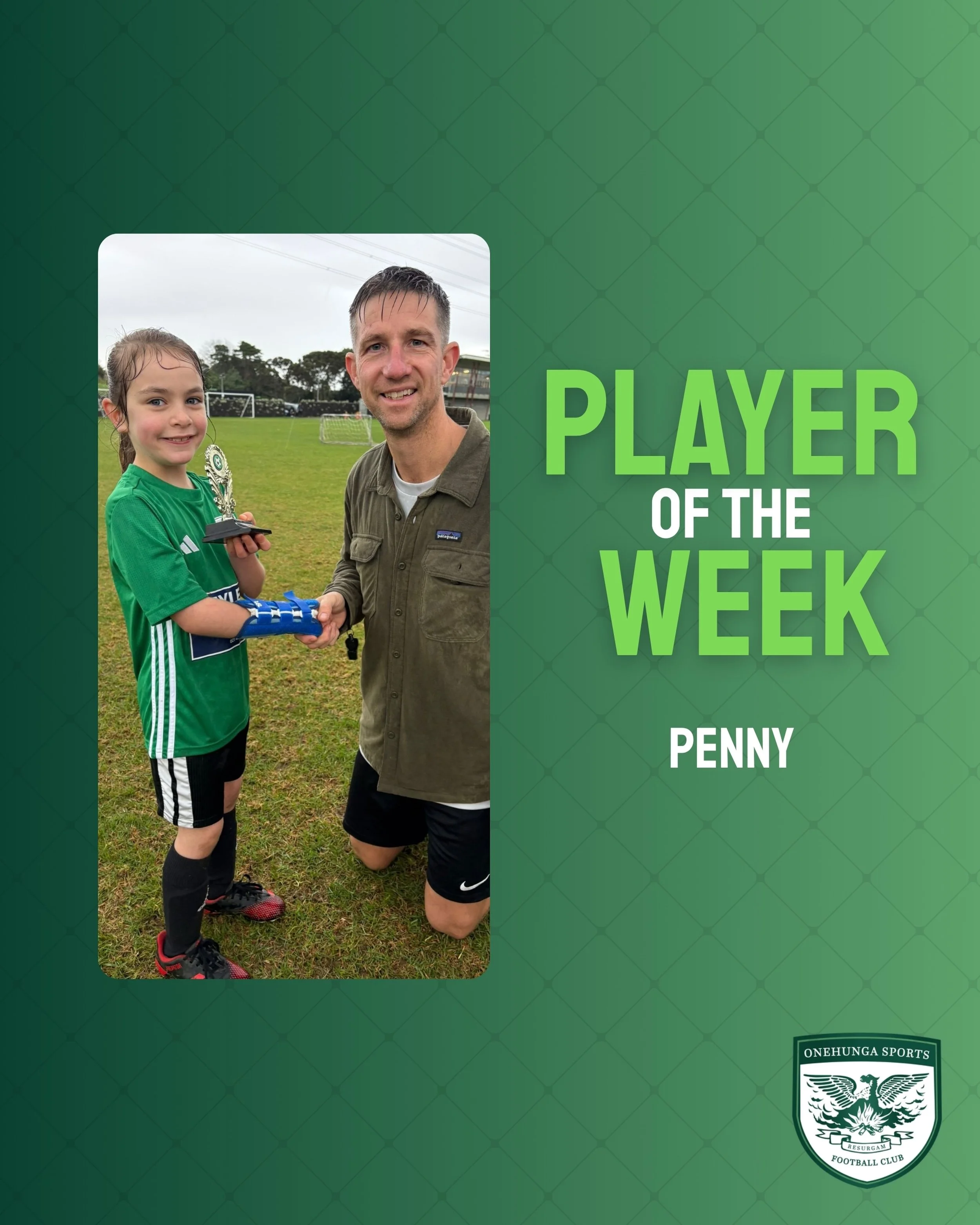 PLAYER OF THE WEEK | PENNY

Congrats to junior player of the week Penny who performed admirably for the barbies over the weekend. This was Penny&rsquo;s first game back after a broken wrist, and despite the tough weather conditions she worked hard an