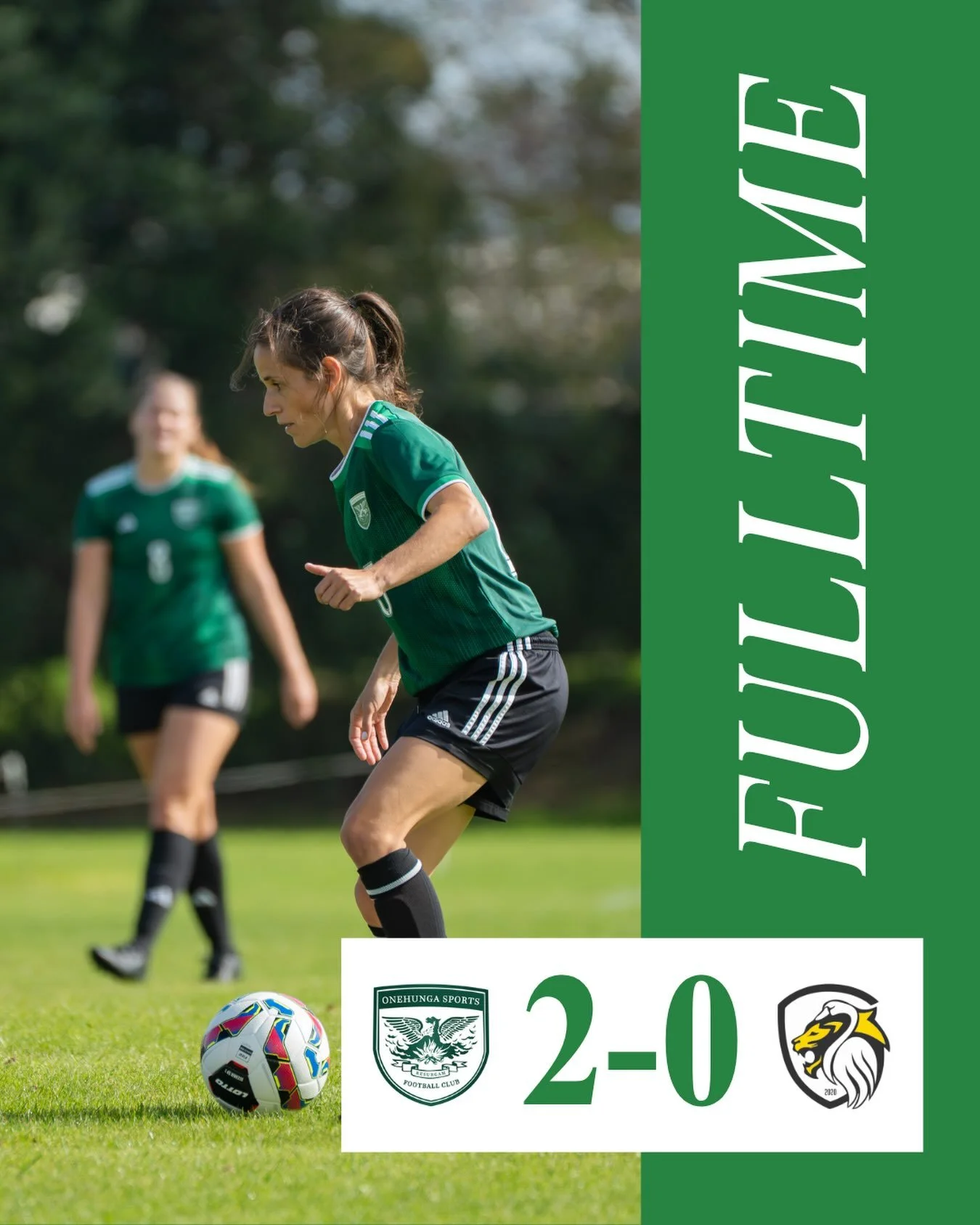 WOMEN&rsquo;S CHAMPS | FULL-TIME RESULT

Sundays job done, our wahine getting the three points in another stunning sunny day in the 09&hellip;!! Four more to go 😎🫡💚🖤