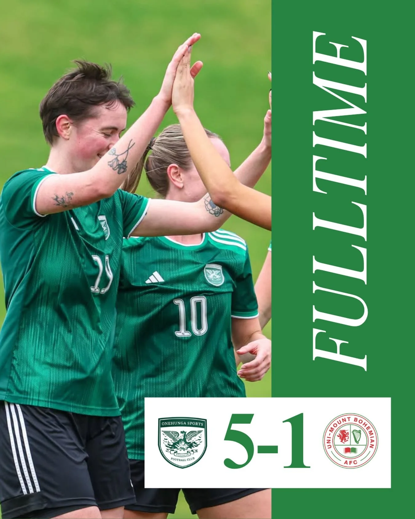 WOMEN&rsquo;S CHAMPS | FULL-TIME RESULT

Tough conditions, almost thought we were in Wellington&hellip; but another great victory at home. Big shifts put in by the girls!! 2 more to go. 😇🫡💚🖤