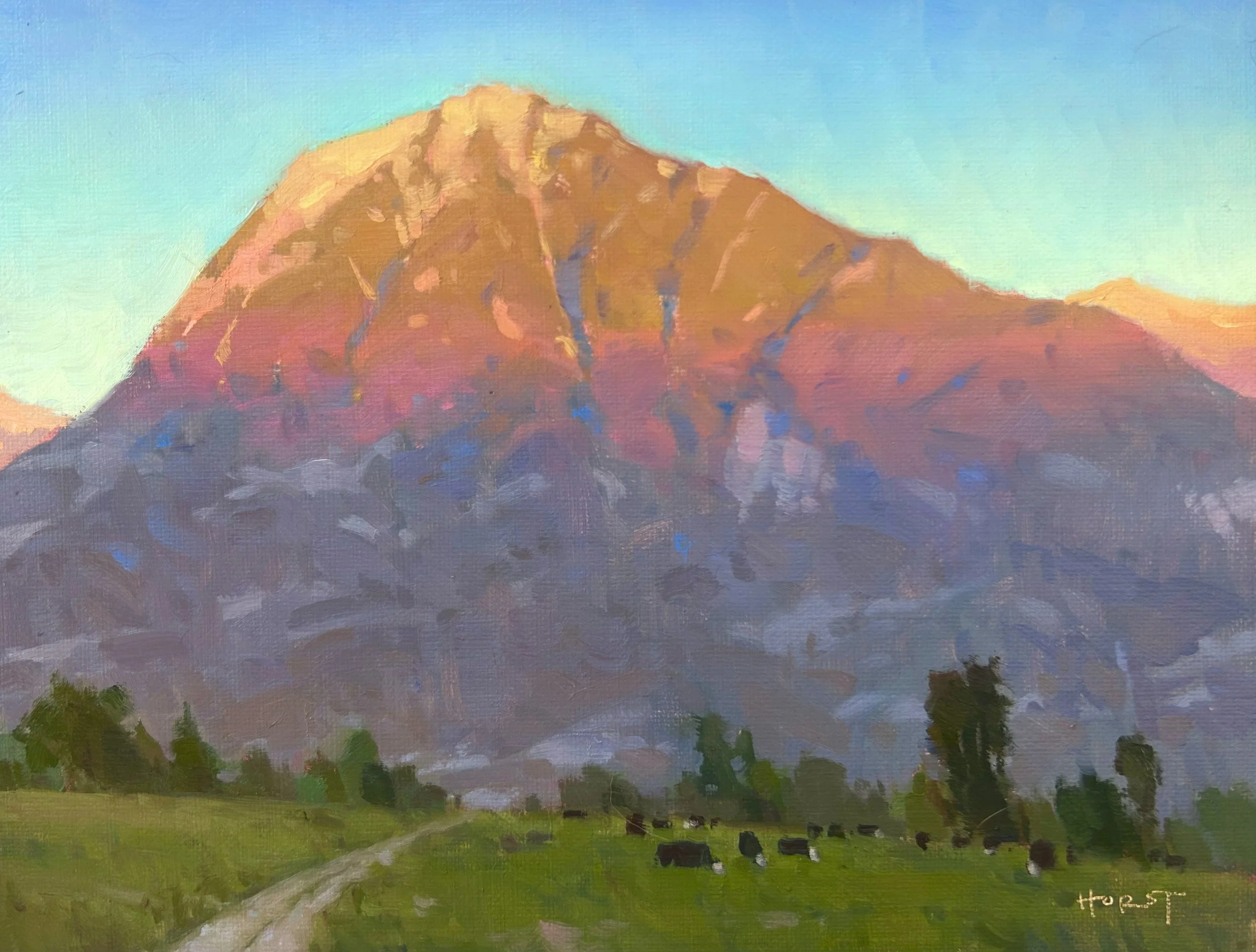 Mount Lamborn from Barrow Mesa | 8 x 10