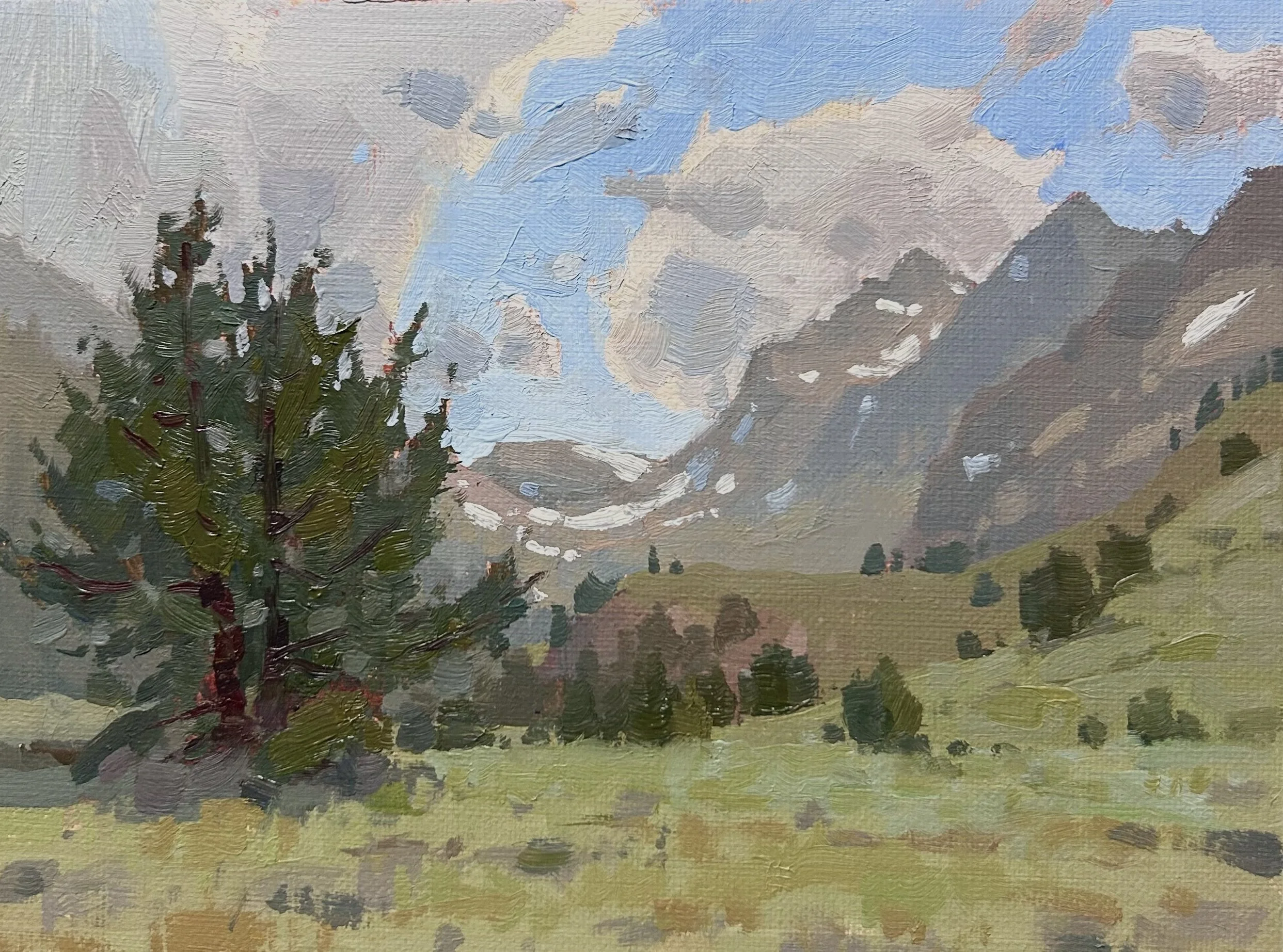 Afternoon on Green Creek | 6 x 8 in.