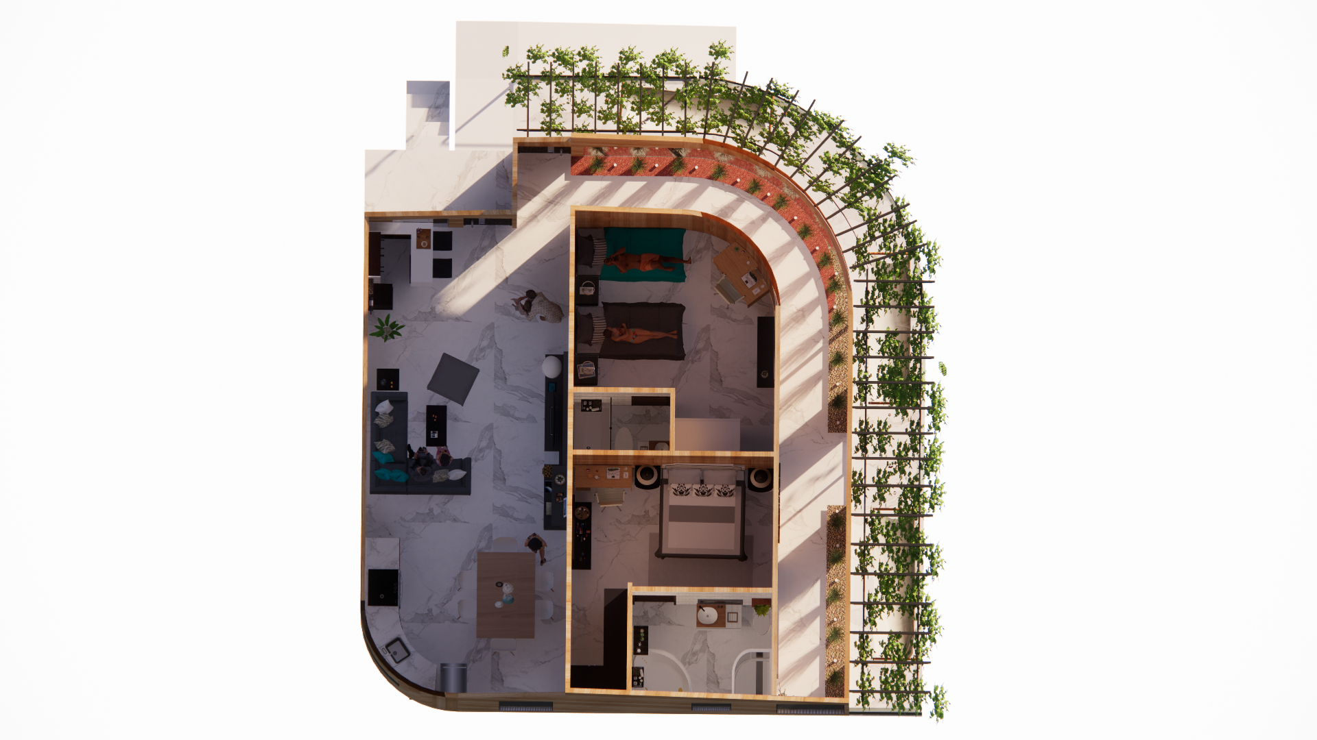 Aerial Floor Plan view