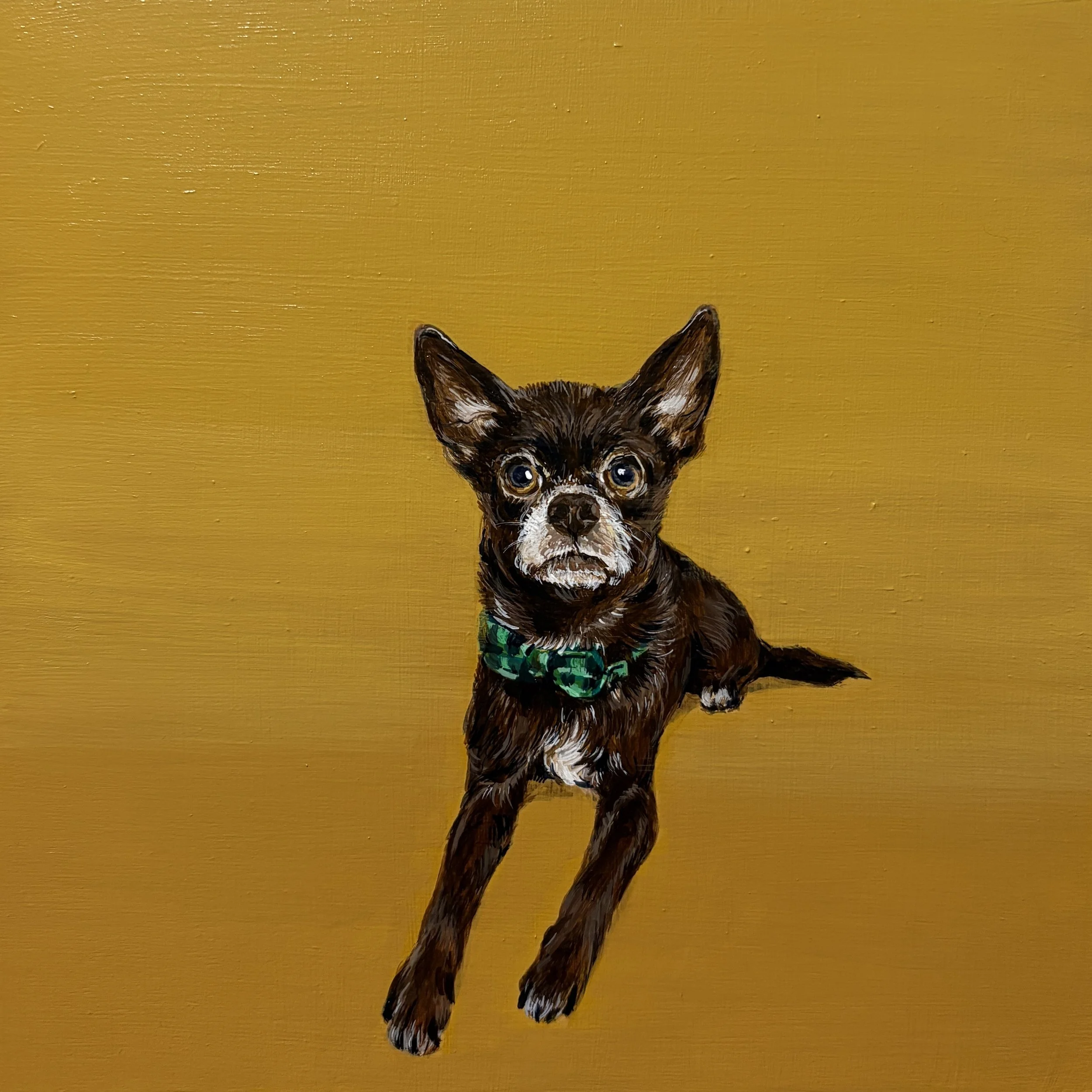 Tony. 2026. Acrylic on Wood. 8"x8"