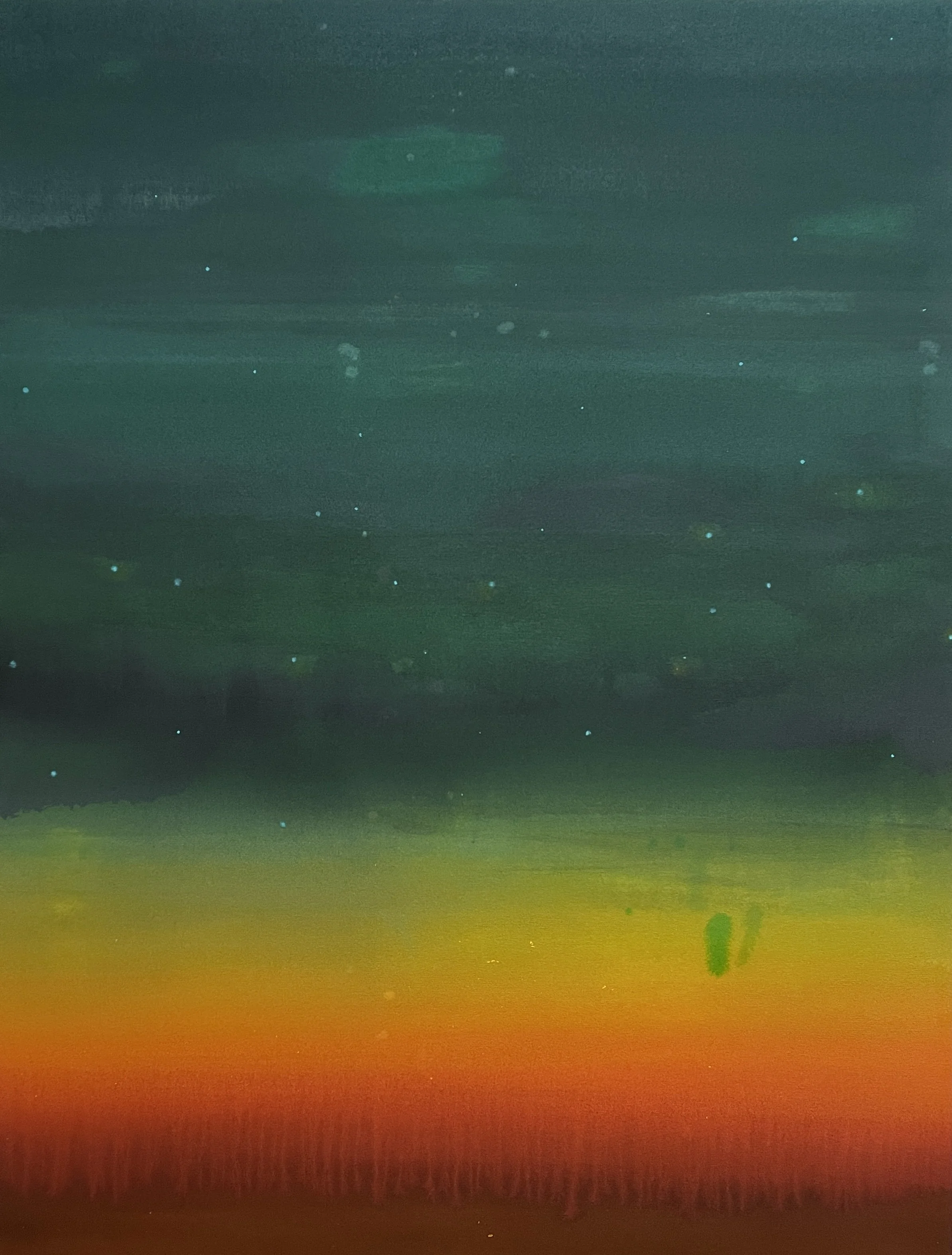 Life Goes On. 2021. Acrylic on Canvas. 42"x32"