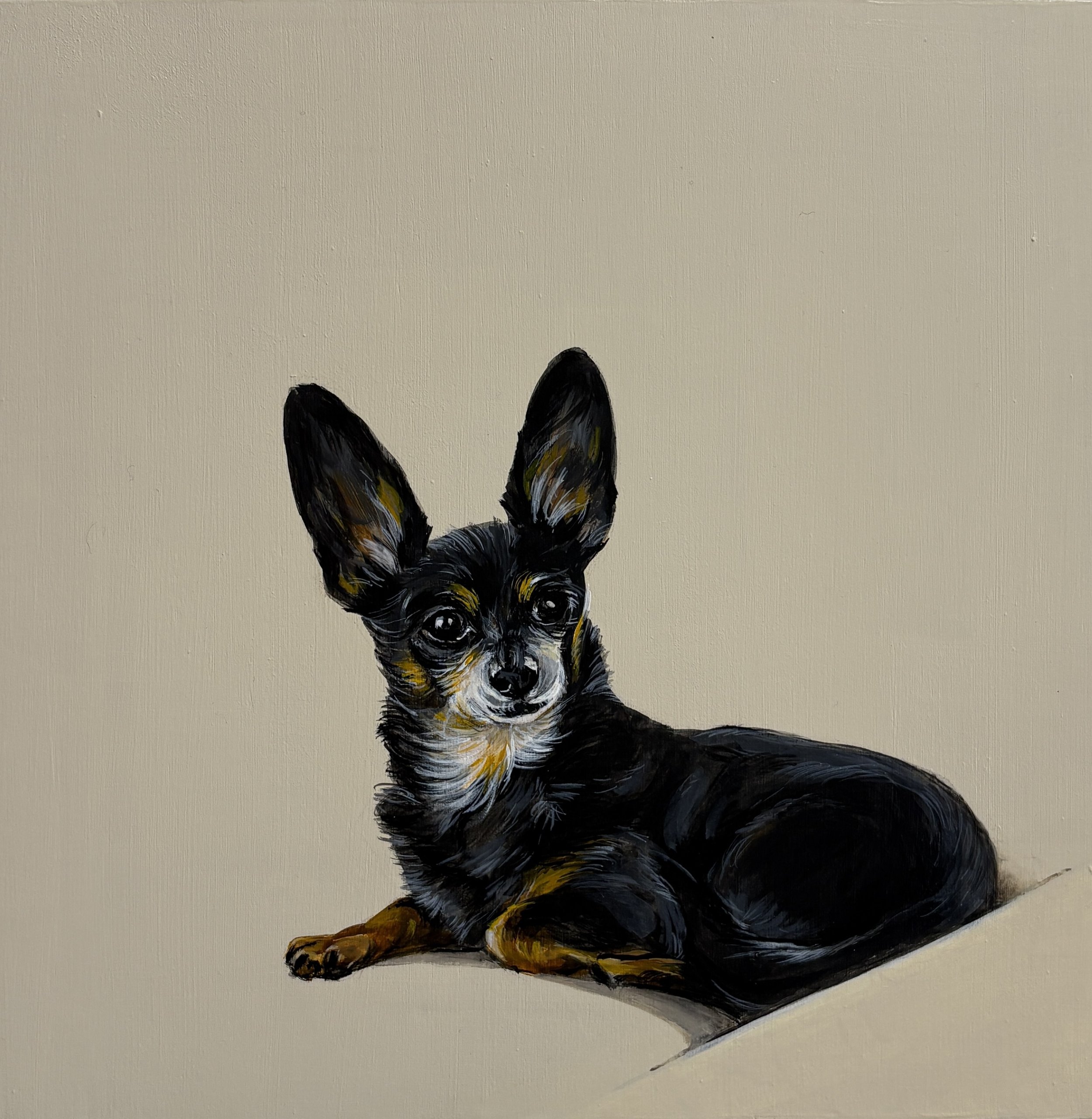 Nana. 2025. Acrylic on Wood. 8"x8"