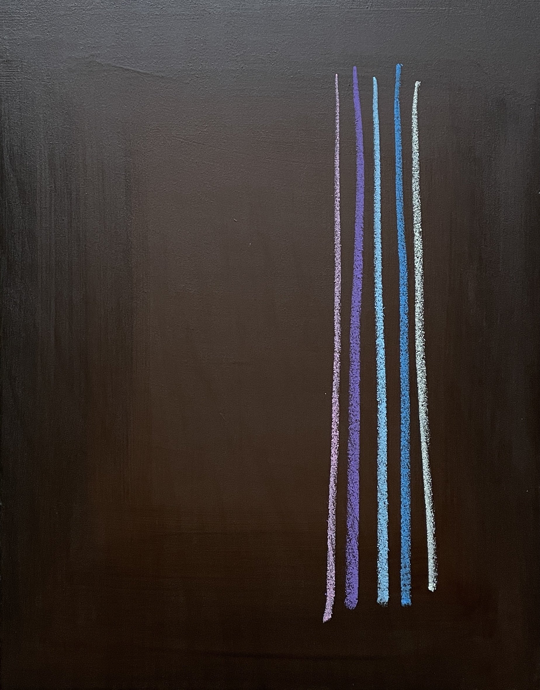 Serendipity 1/6. 2021. Acrylic/ Oil Pastel on Wood. 14"x11"
