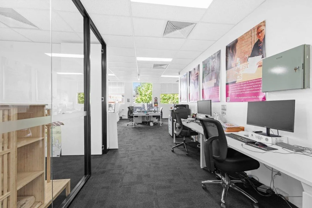 LEASED

Suite 3, 508 Queensberry Street, North Melbourne

Well-appointed office space opposite North Melbourne Town Hall.

Dedicated reception, meeting room, open-plan layout, two secure car spaces, and steps from Errol Street. Affordable, functional