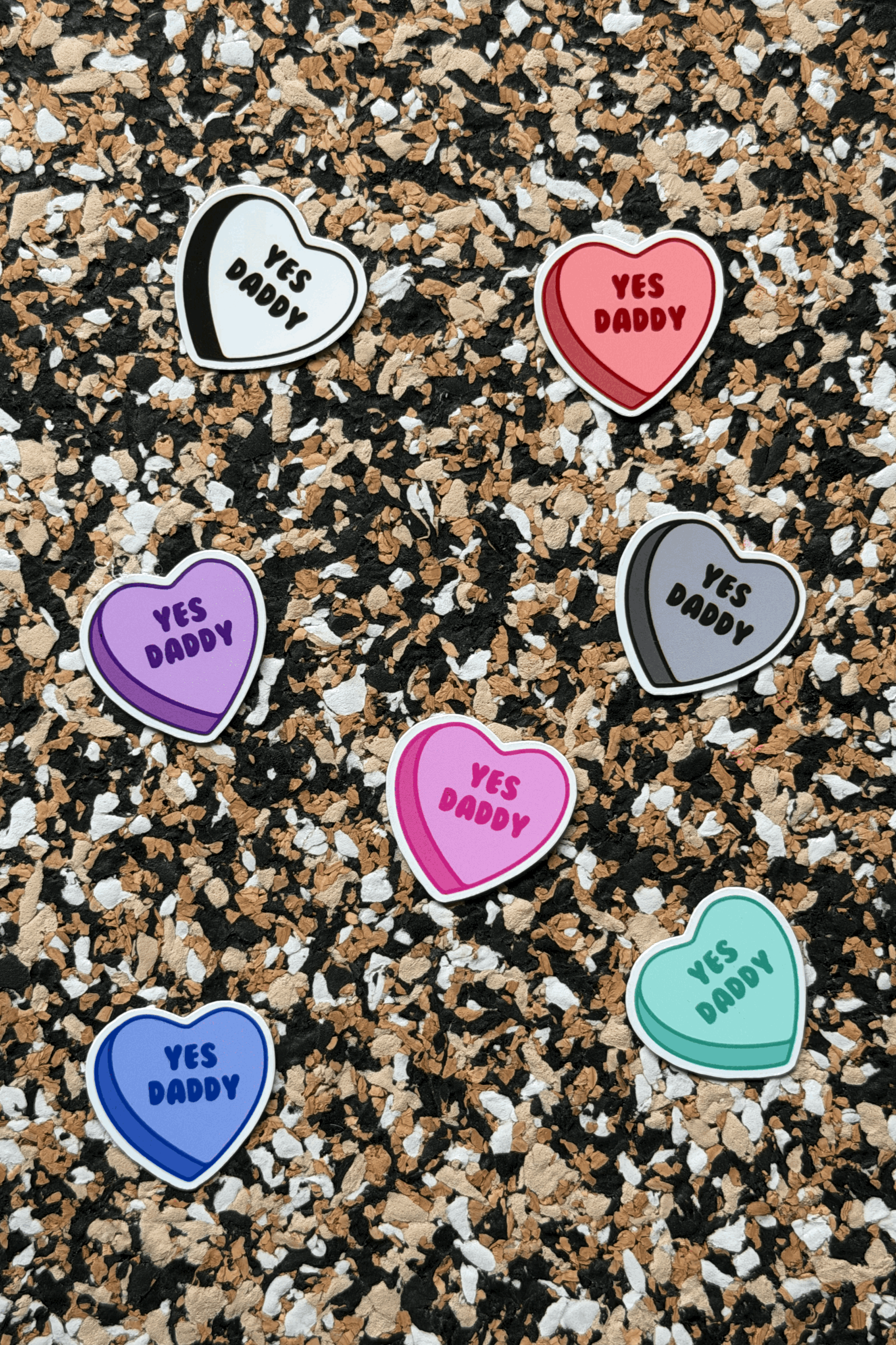 Yes Daddy Candy Heart