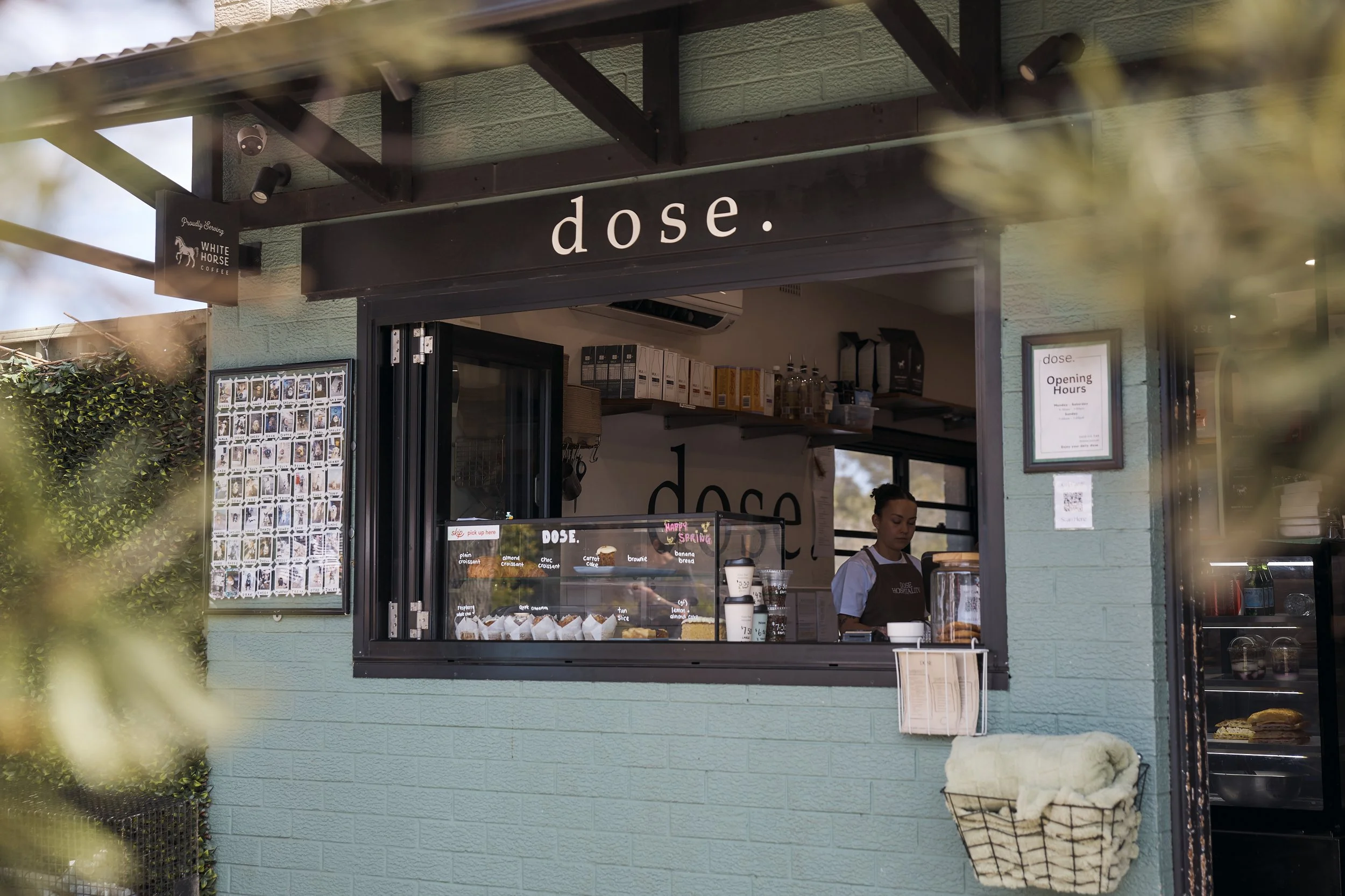 Front view of Dose Jannali café and coffee venue in southern Sydney