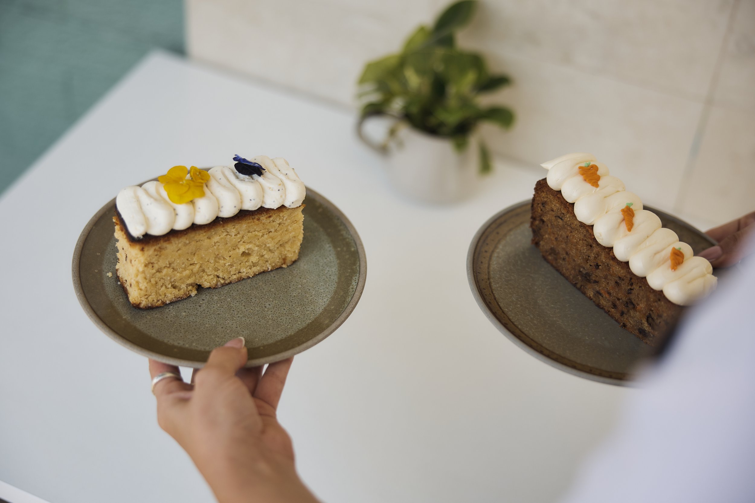 Fresh cakes and pastries at Dose Jannali café in southern Sydney