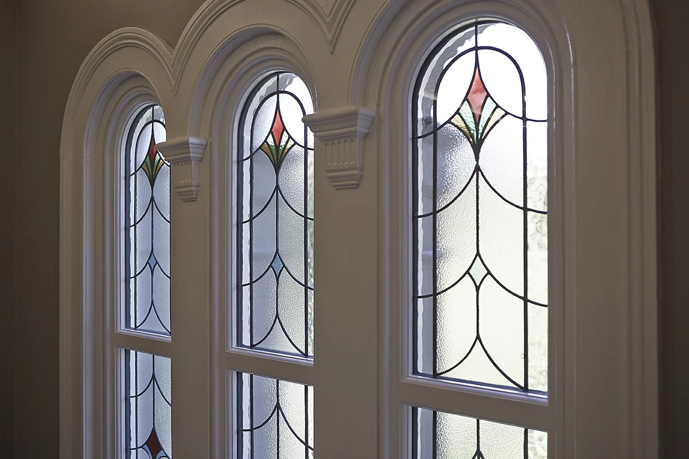 Lead glass featured in Victorian Home