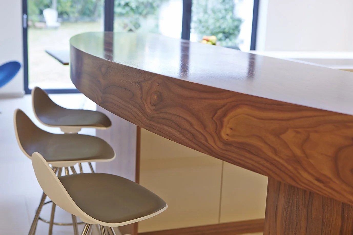 bar area in art deco home 