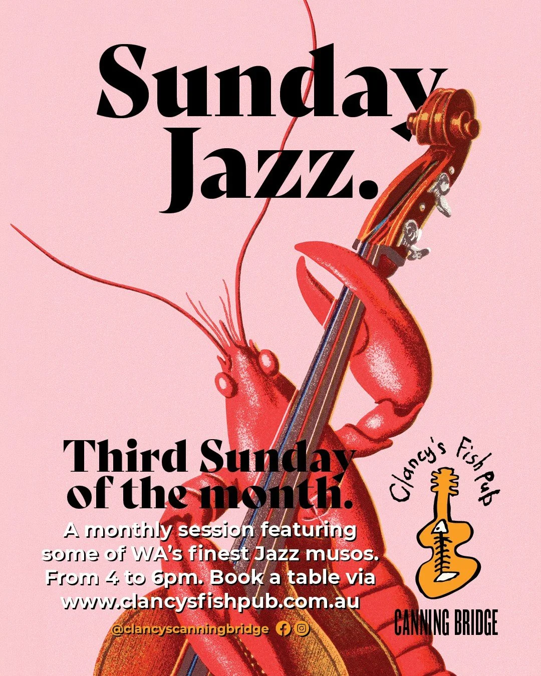 Wrap up your weekend the right way at Applecross’s favourite local. We are transforming our Sunday afternoons with the smooth sounds of Jazz Sundays!