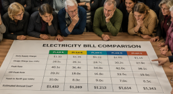 Electricity Plans - finding one that suits  - Sun 2 Aug 2026