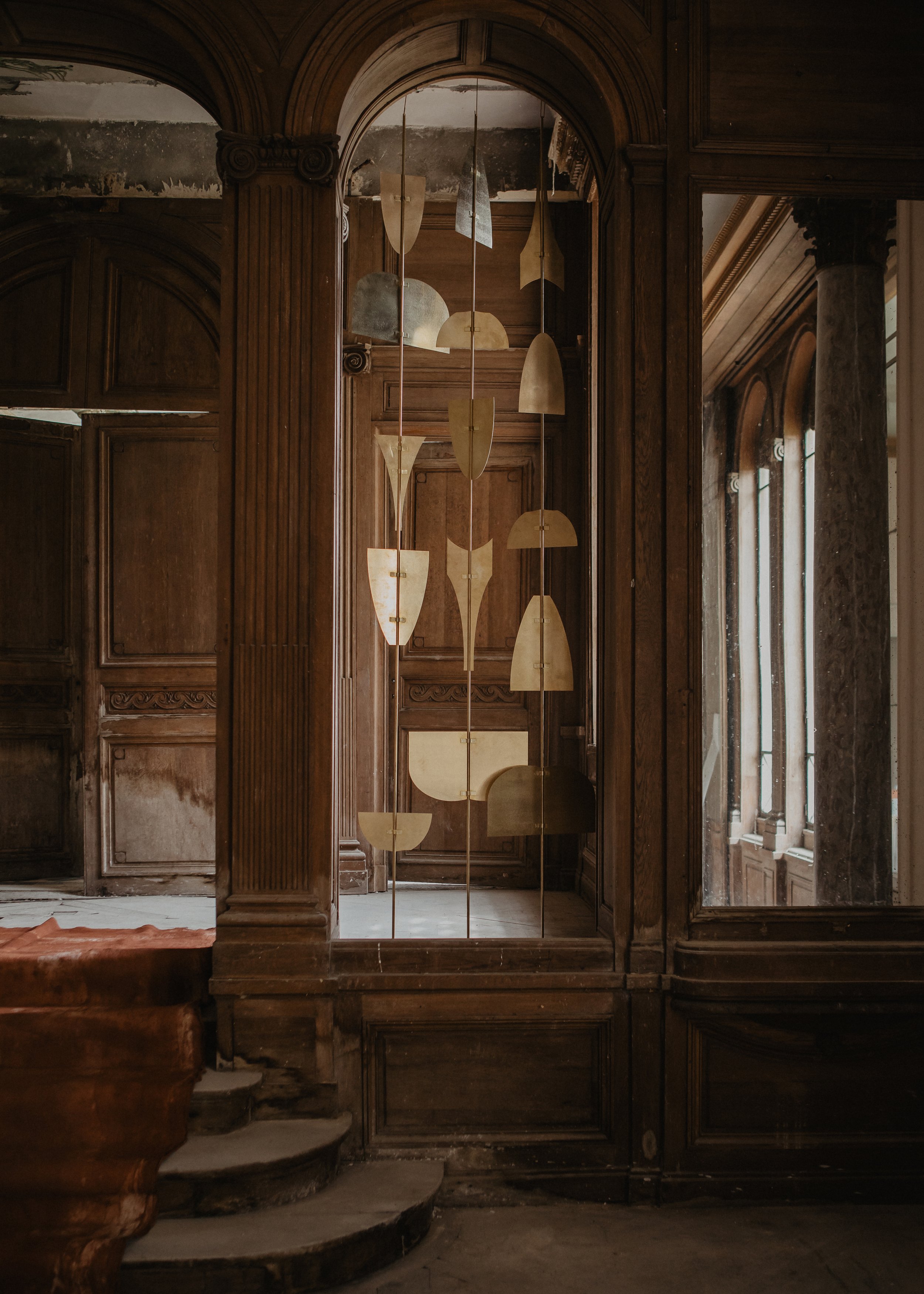 volet intérieur laiton