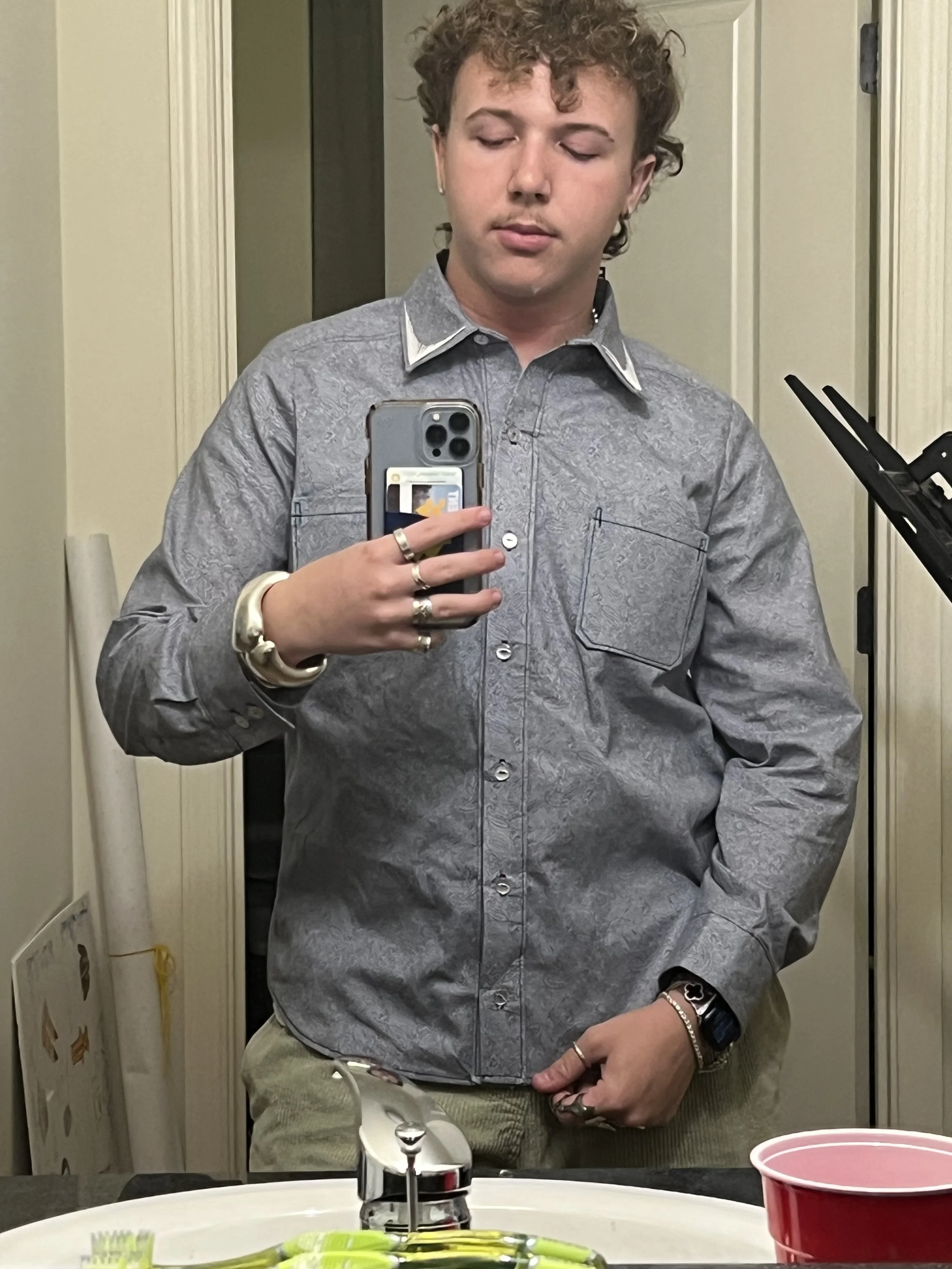 Dress Shirt Project for Garment Construction Studio