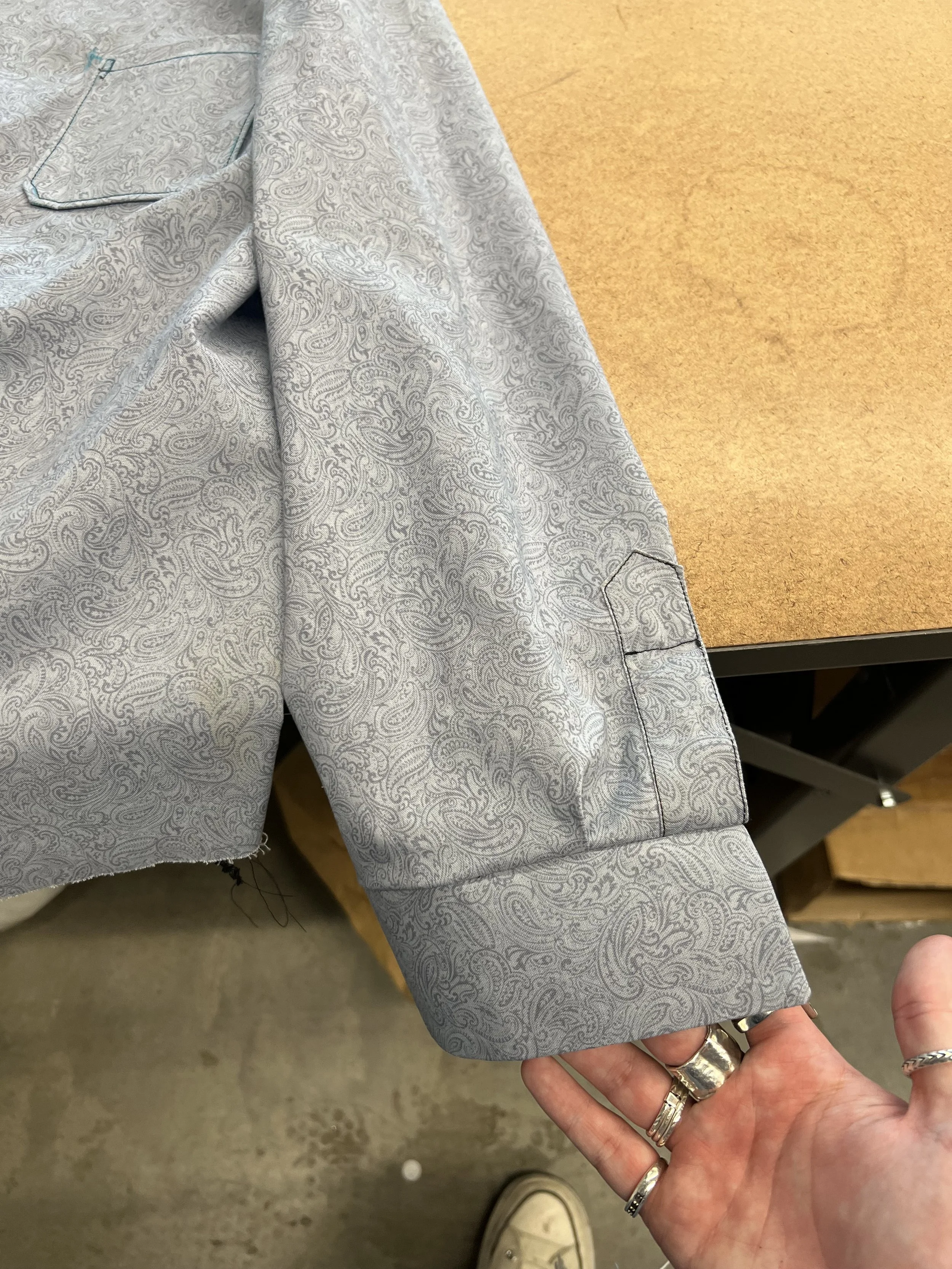 Dress Shirt Project for Garment Construction Studio