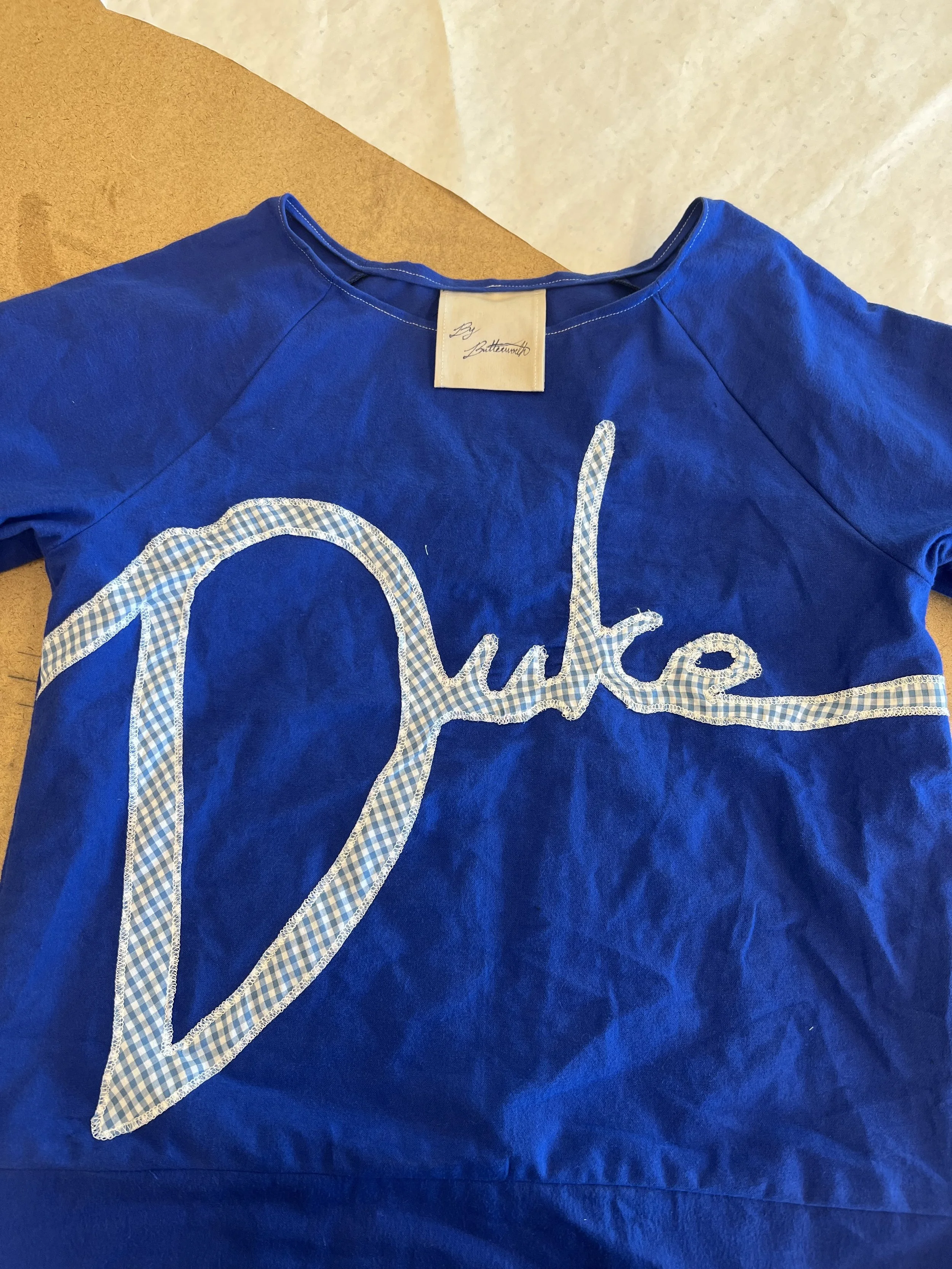 ustom Duke University Crewneck for Close Family Friend's High School Graduation