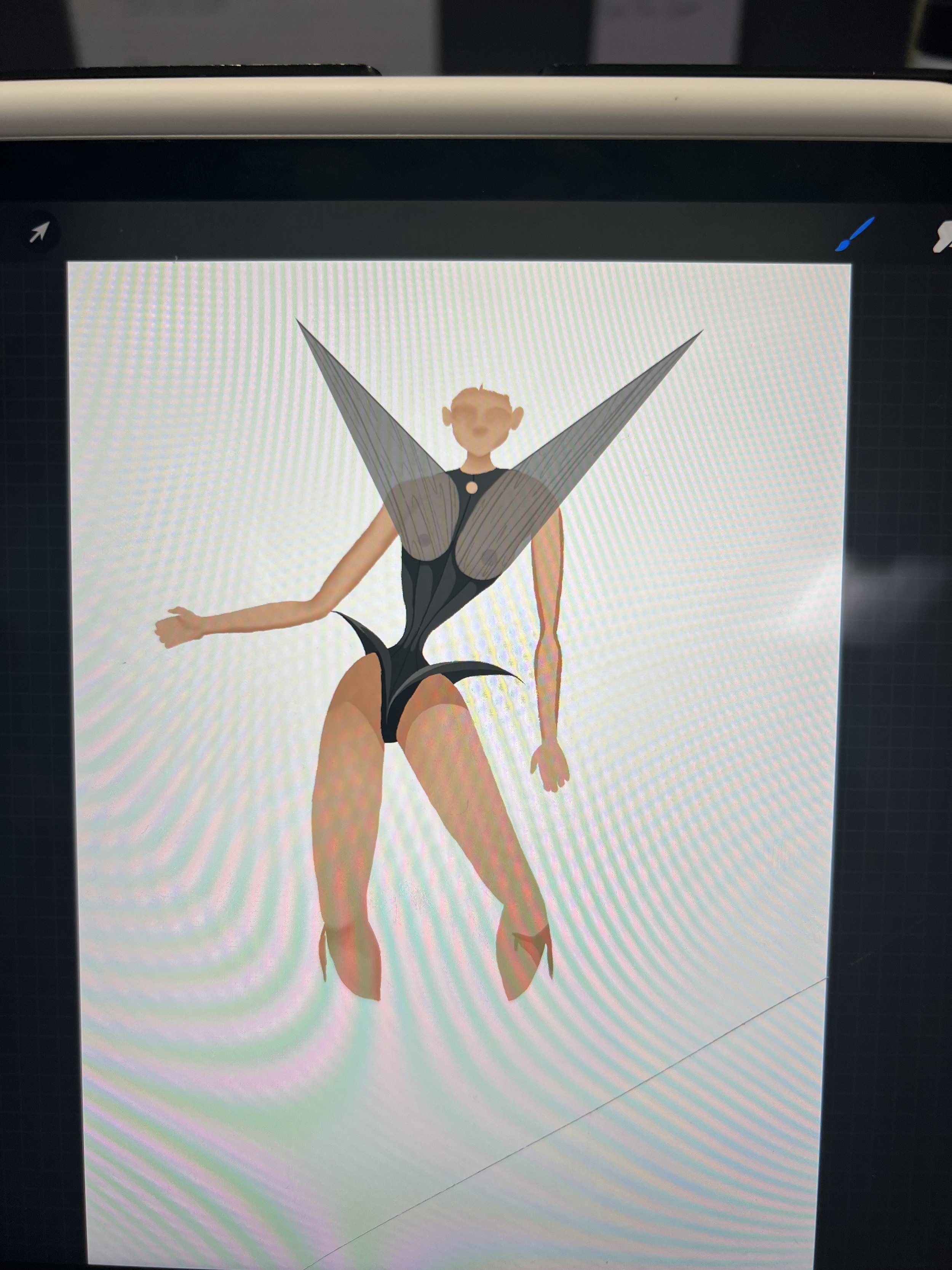 Testing a More 3D Style for Sketching
