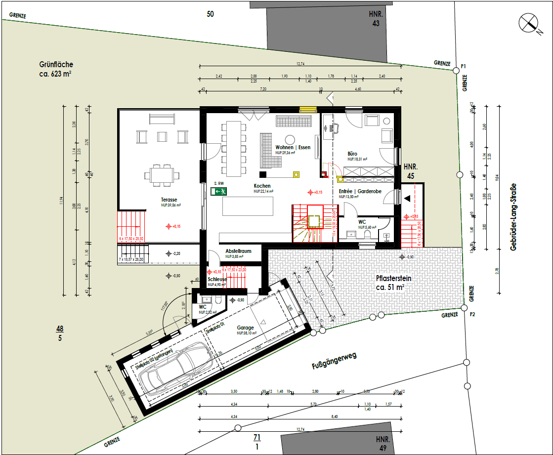 Grundriss Erdgeschoss