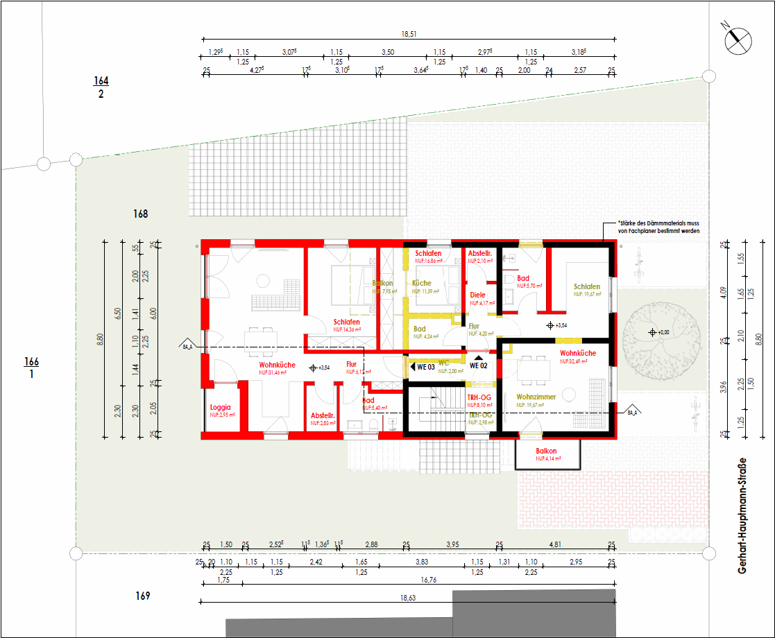 Grundriss Obergeschoss