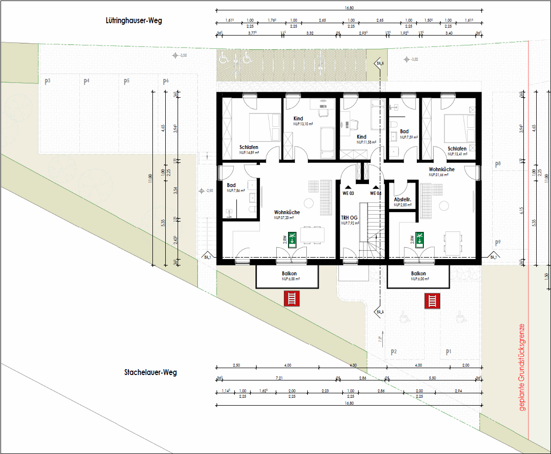 Grundriss Obergeschoss