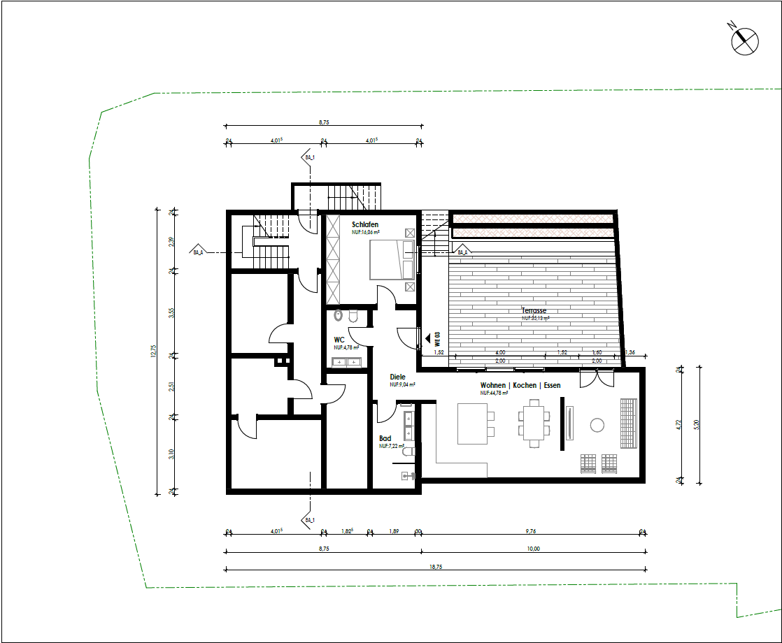 Grundriss Untergeschoss