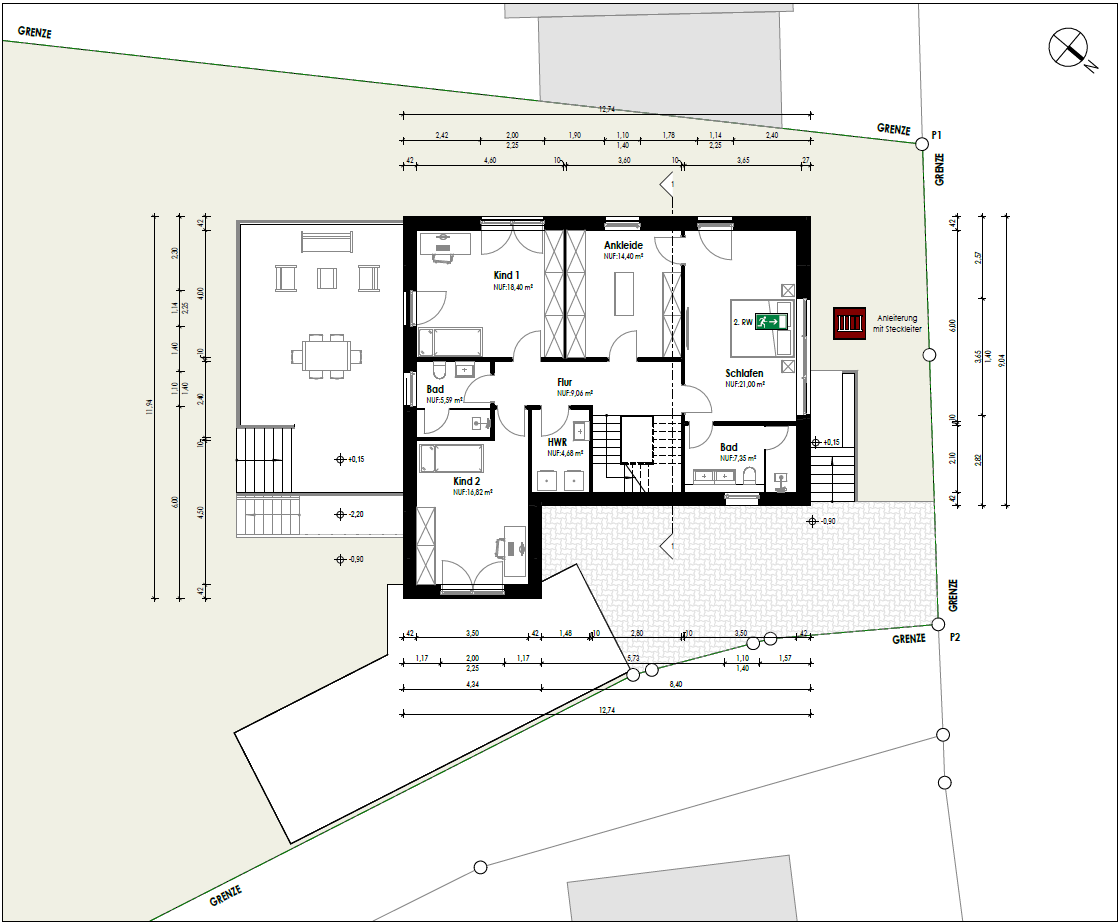 Grundriss Dachgeschoss