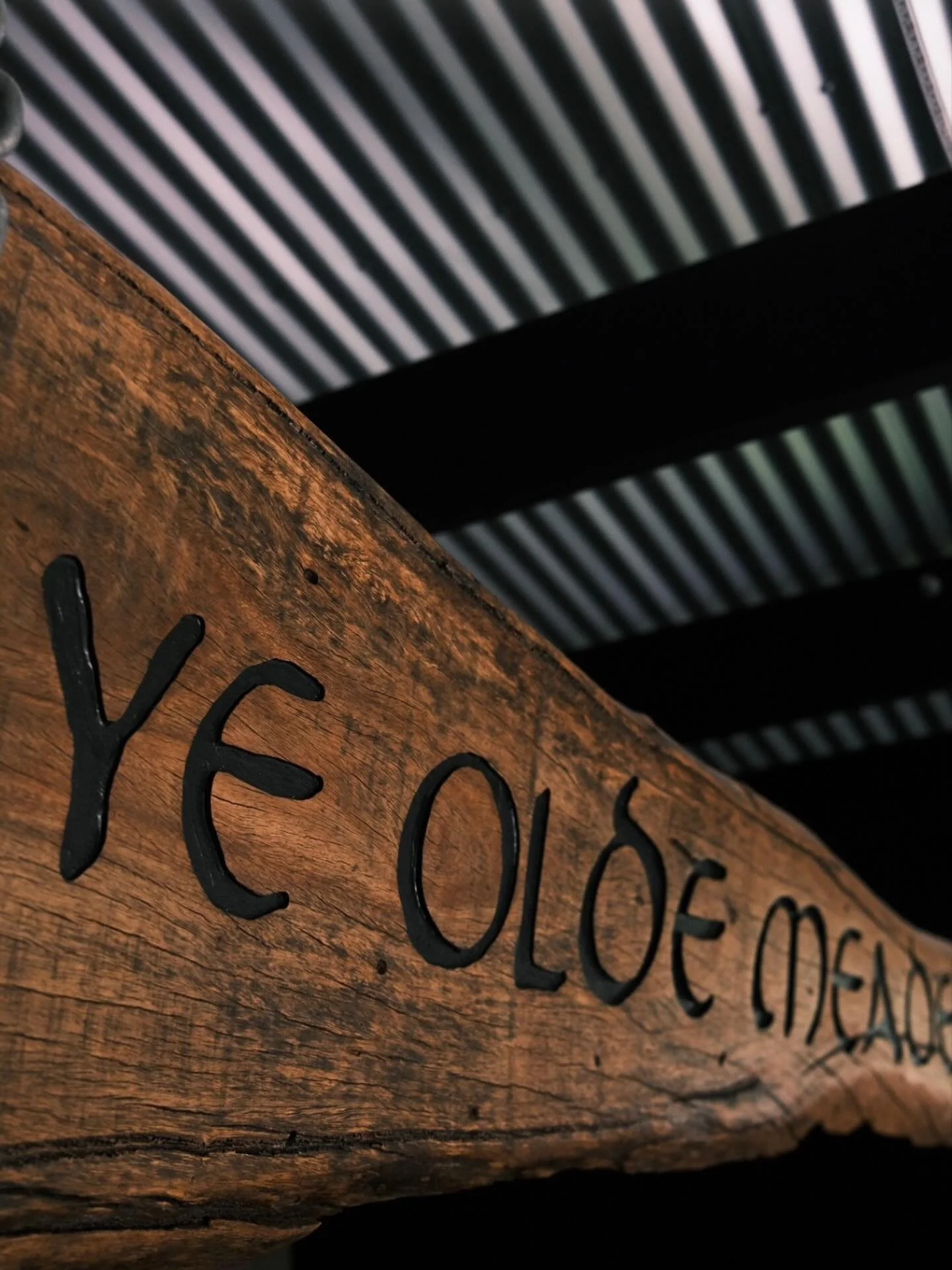 This sign has seen a lot over the years.

Restored and brought back into place 💛