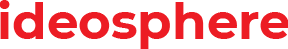 Close-up of the word 'videosphere' in red and black text on a white background.