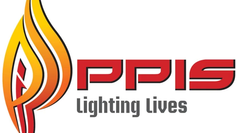 PPIS logo with a stylized flame in yellow, orange, and red, and the text 'PPIS Lighting Lives' in bold red and gray.
